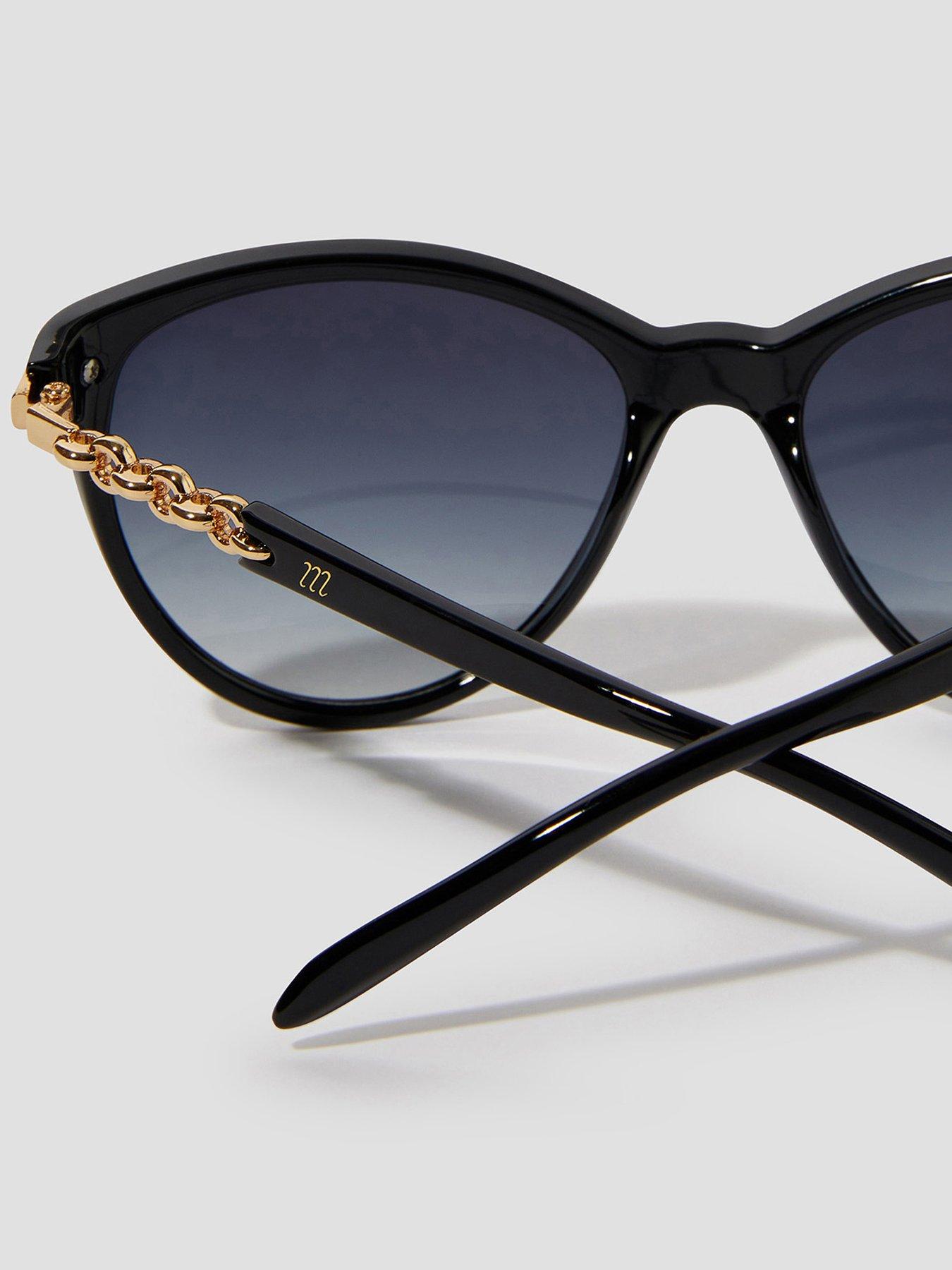 Image 2 of 2 of Monsoon Cat Eye Sunglasses - Black