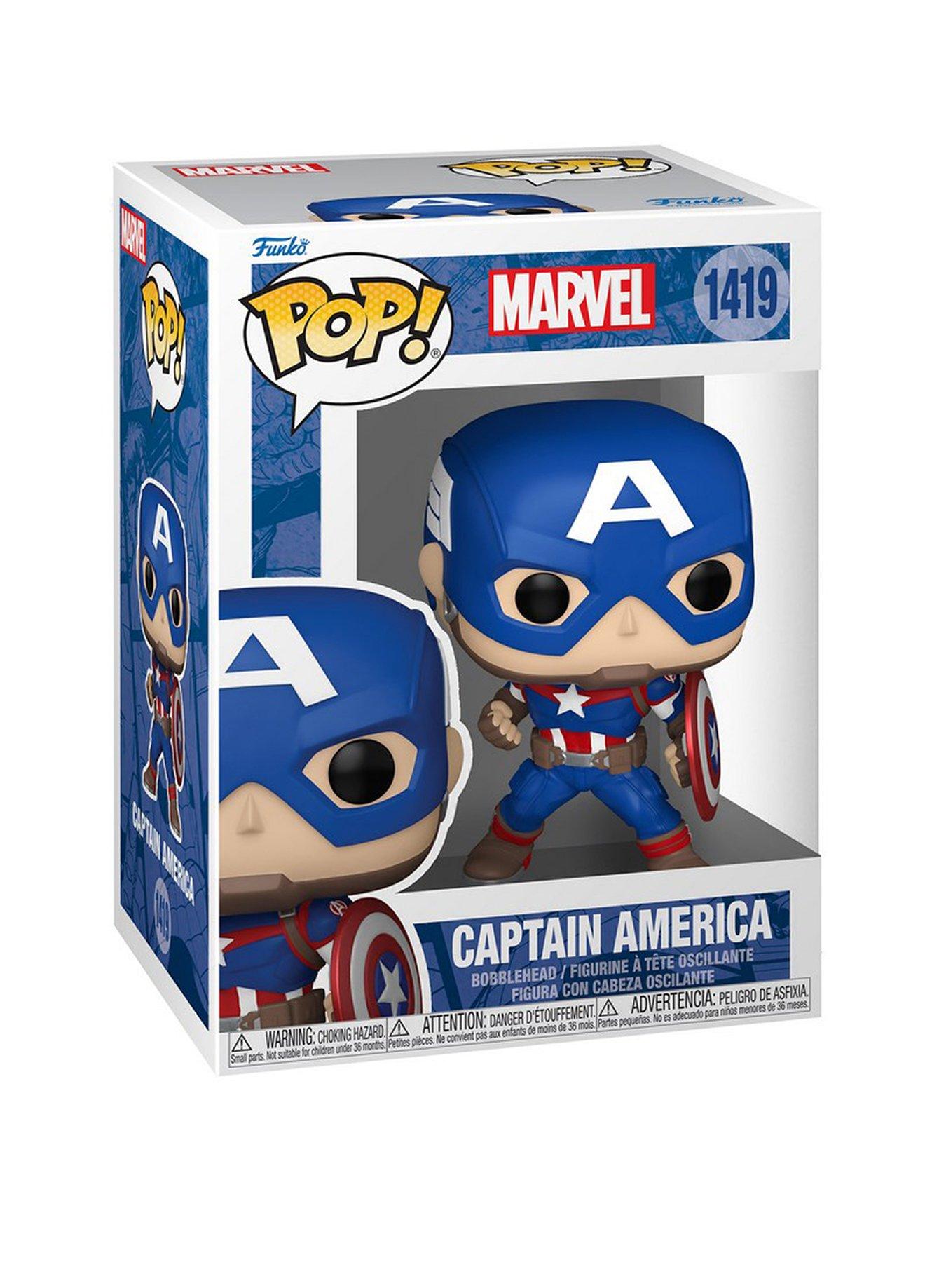 Image 1 of 3 of Pop! Marvel: Marvel&nbsp;- Captain America #1419