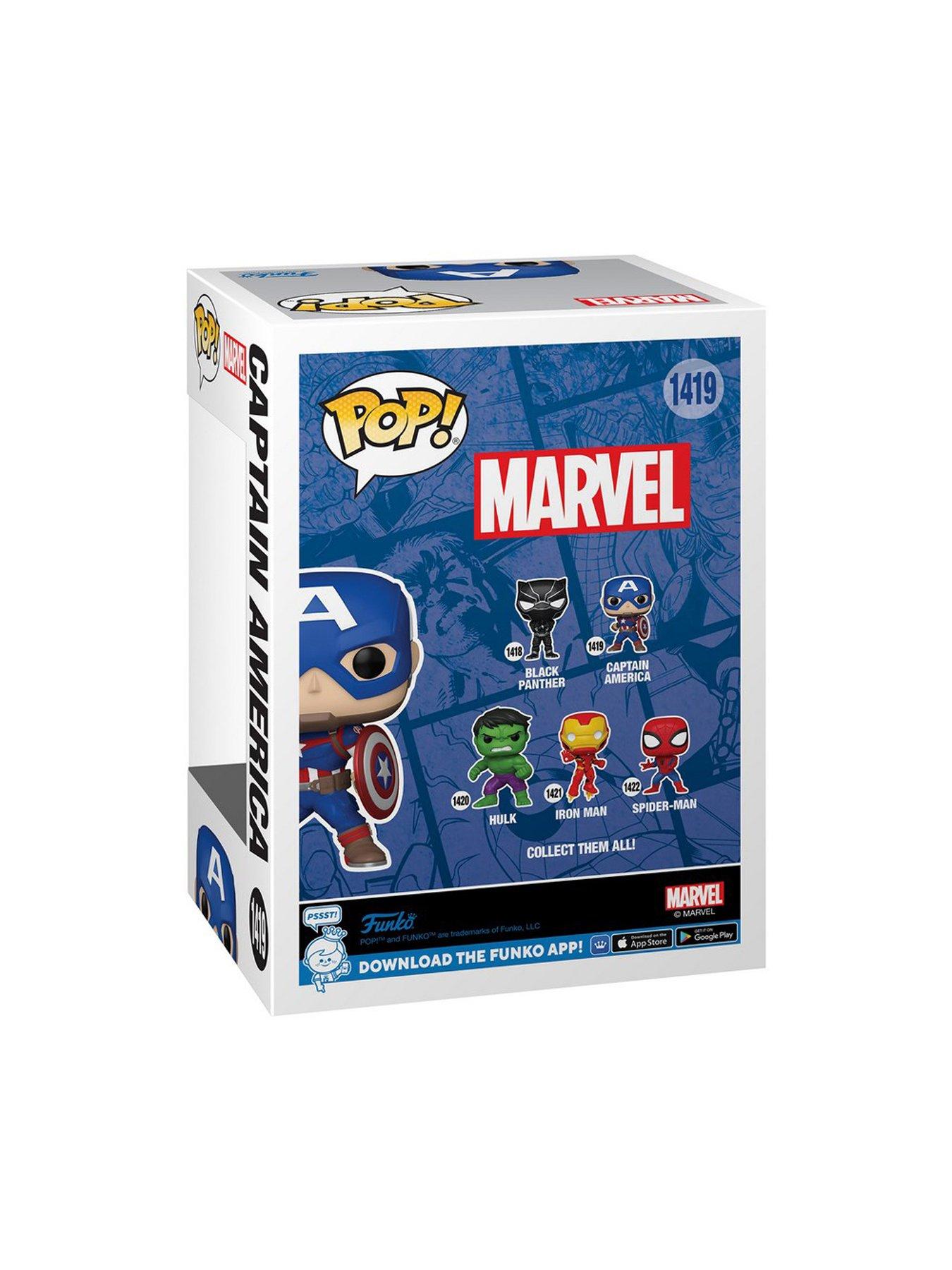 Image 2 of 3 of Pop! Marvel: Marvel&nbsp;- Captain America #1419