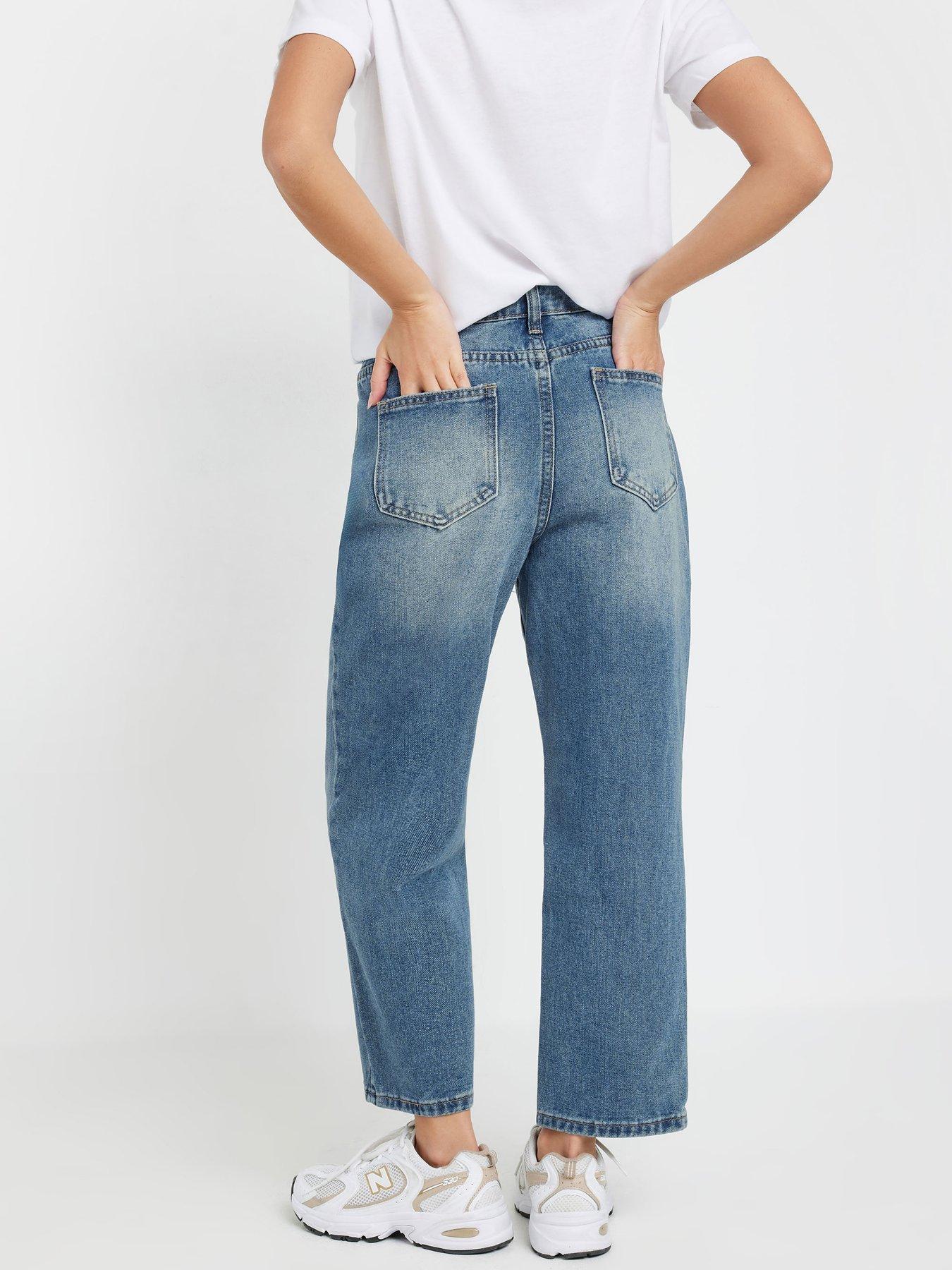 Image 2 of 4 of PixieGirl Ankle Grazer Straight Leg Jean - Blue