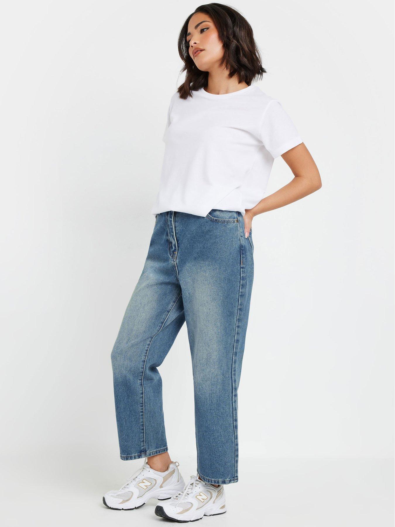 Image 3 of 4 of PixieGirl Ankle Grazer Straight Leg Jean - Blue