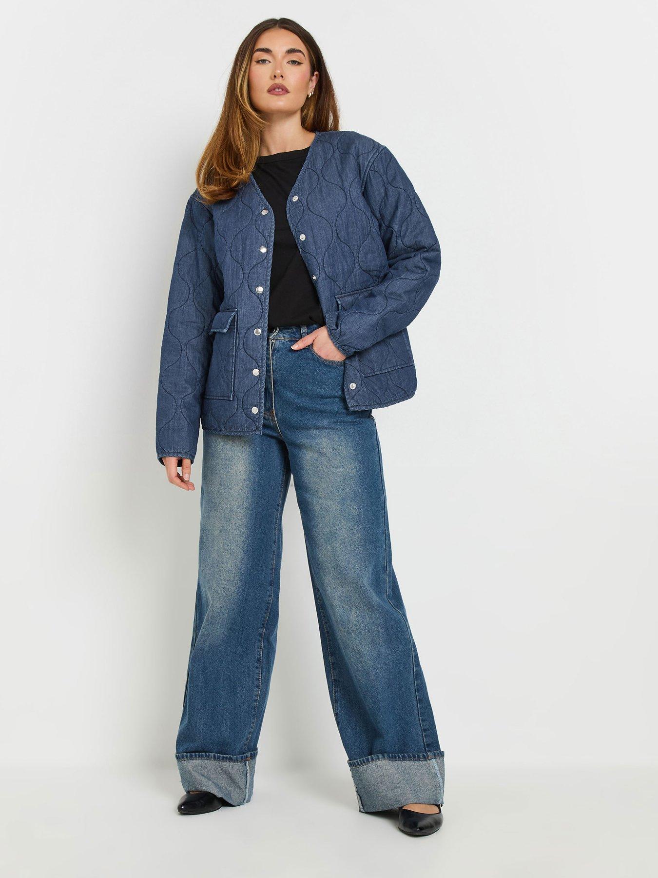 Image 3 of 4 of Long Tall Sally Quilted Jacket - Blue