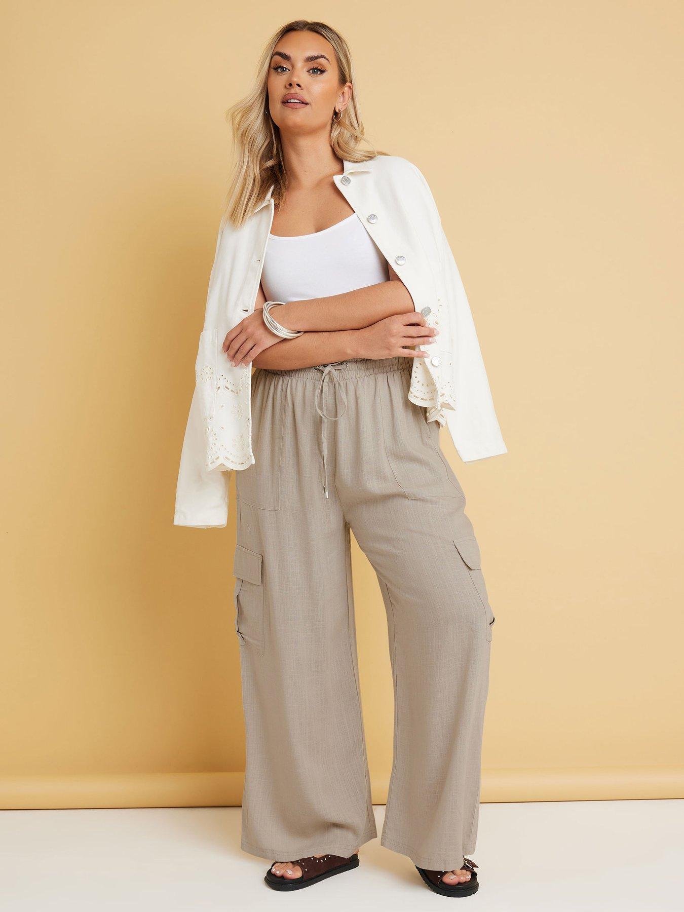yours-curve-linen-cargo-trouser-naturalback