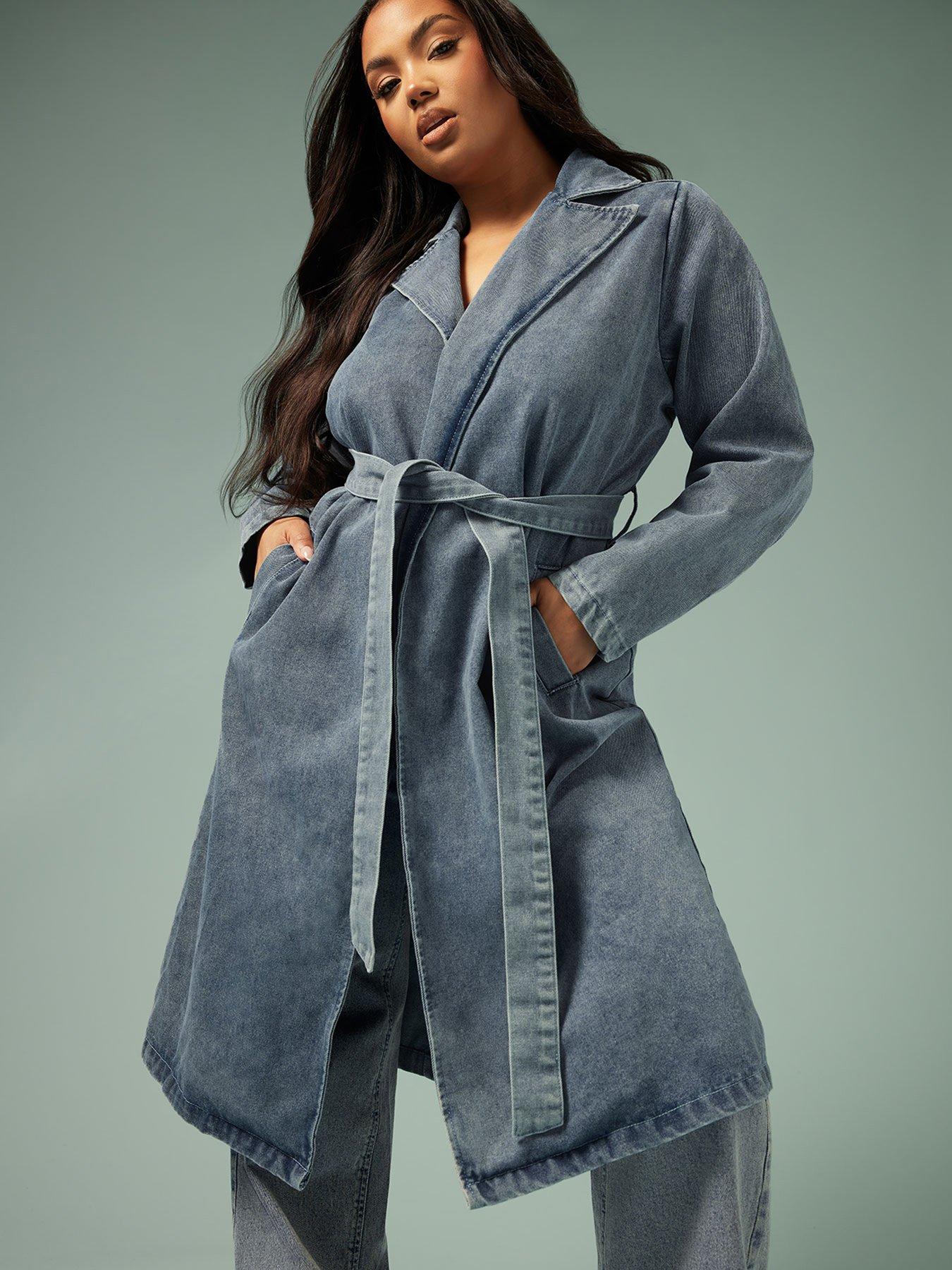 yours-curve-longline-denim-trench-coat