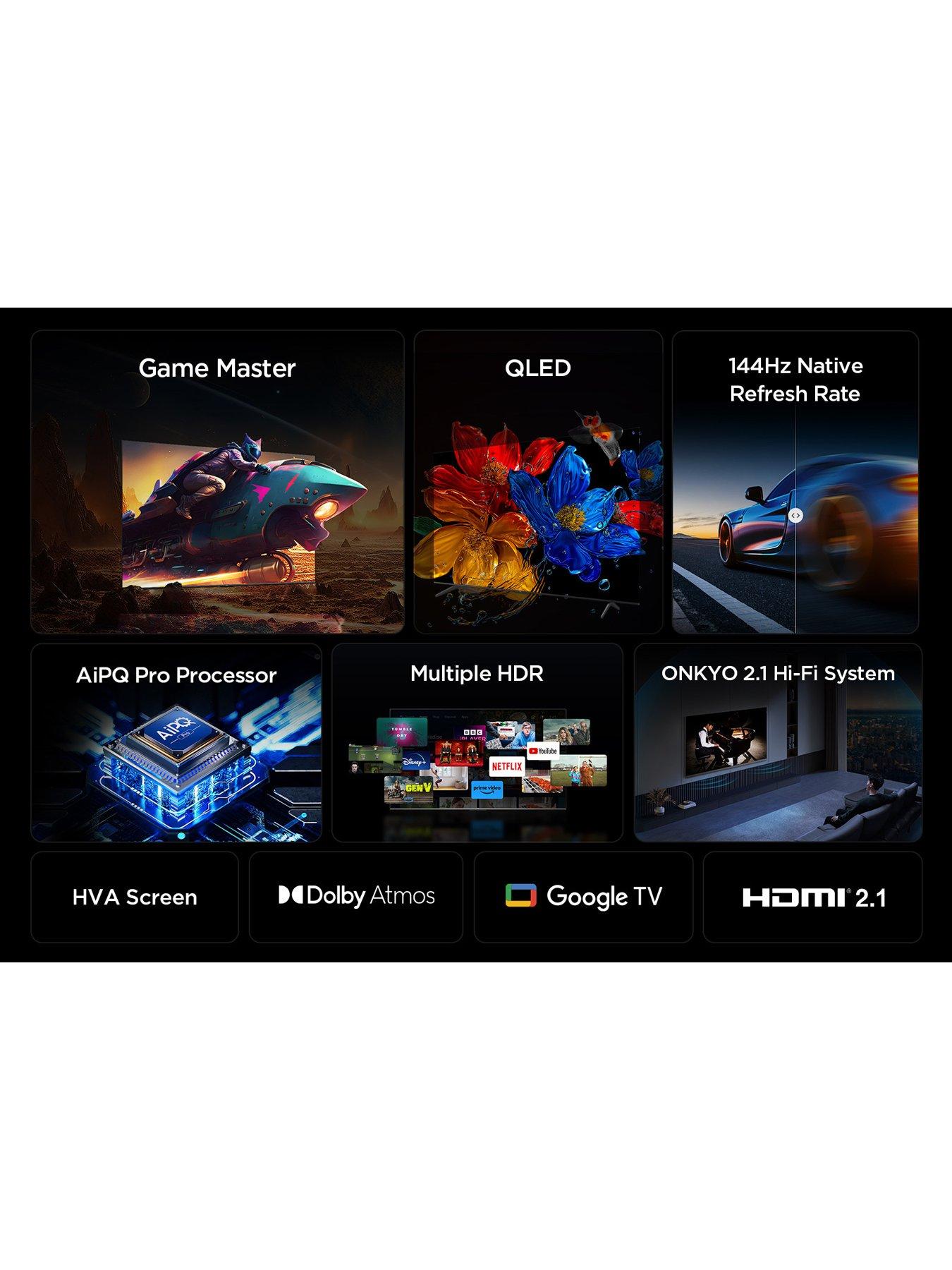 Image 4 of 7 of TCL 85P8K-UK Google QLED 144HZ