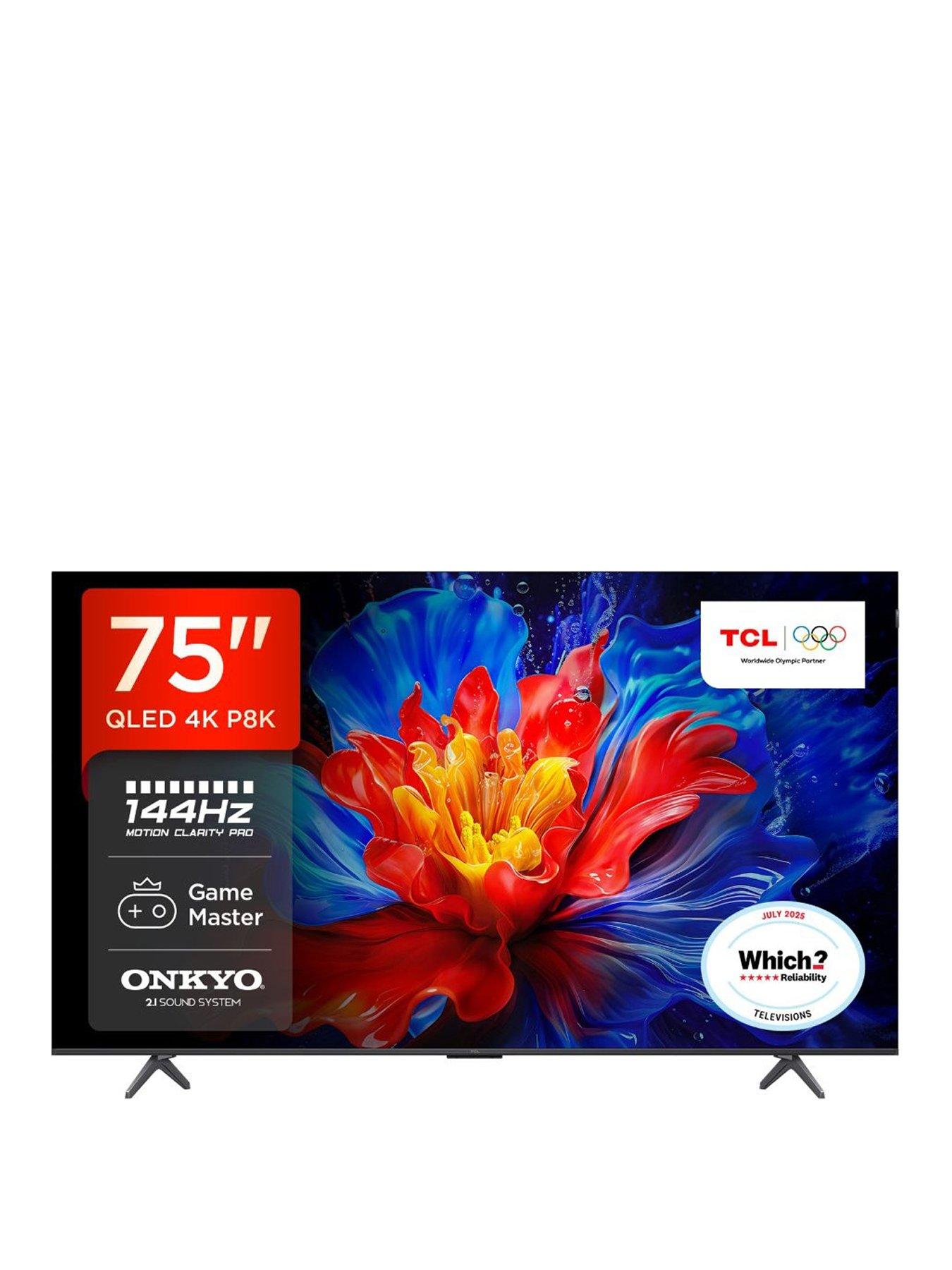 TCL 75P8K-UK Google QLED 144HZ