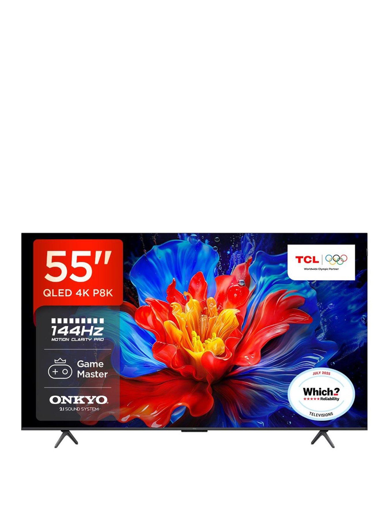 TCL 55P8K -UK QLED, 4K HDR Pro, 144HZ, Google Smart TV