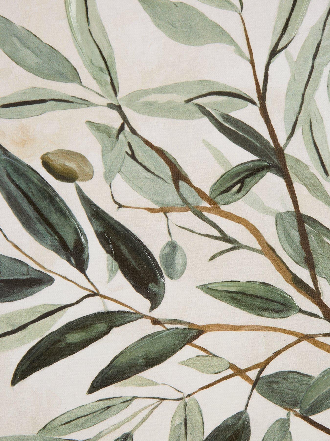 Image 6 of 6 of The Very Collection Framed Olive Vase Printed Canvas 50x70cm - FSC&reg; Certified