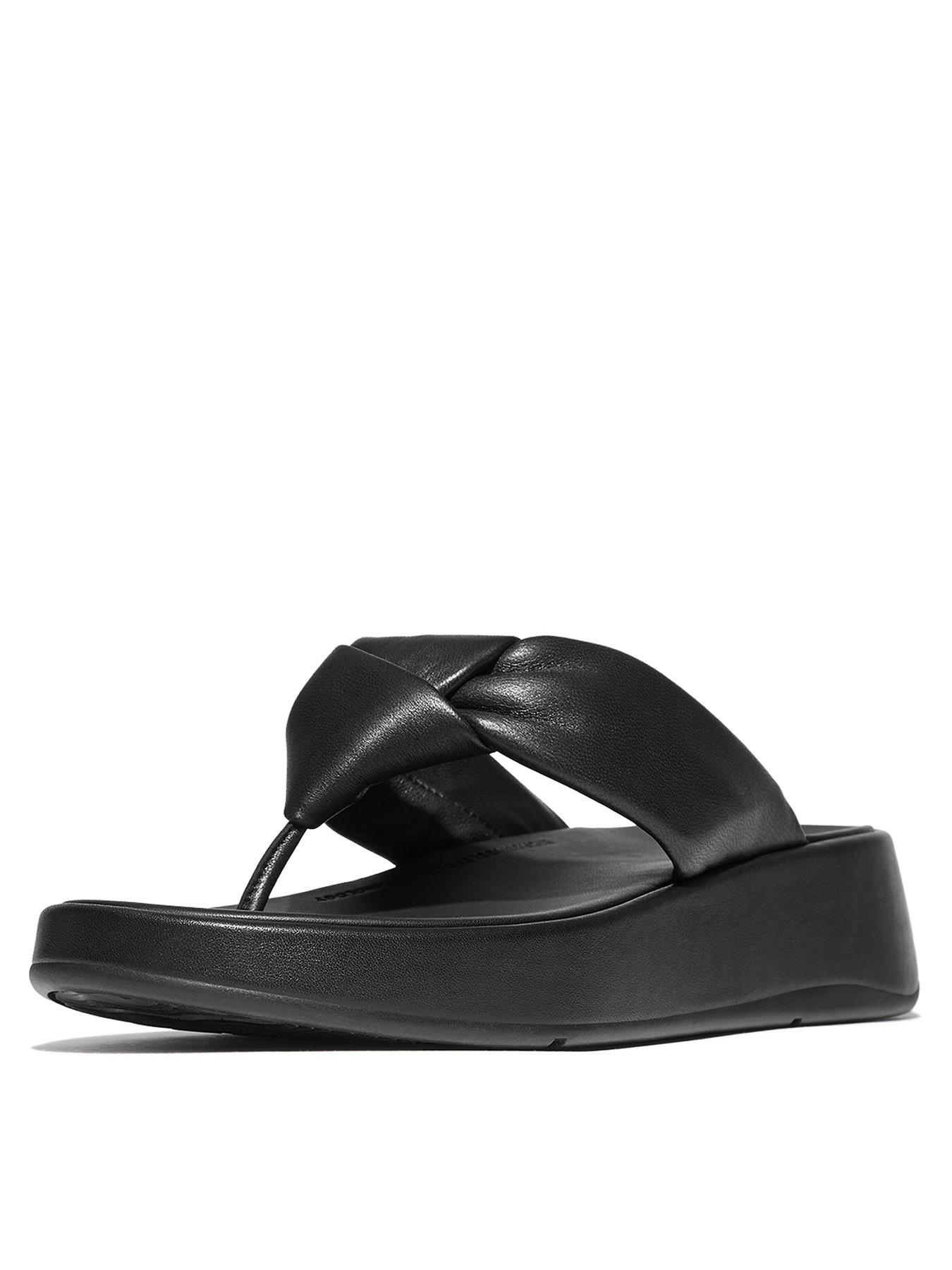 fitflop-f-mode-knot-soft-leather-flatform-toe-post-sandals-all-blackback