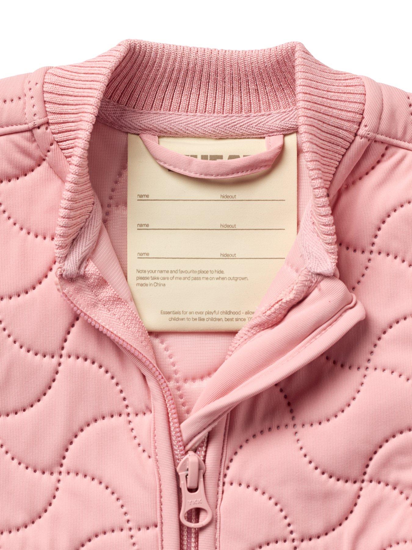 Image 3 of 3 of Wheat Baby Girls Sibling Quilted Jacket - Pink