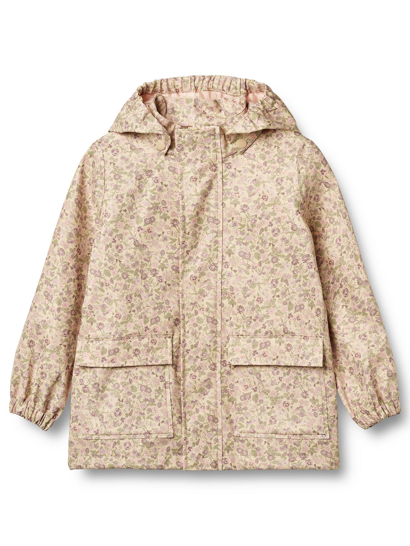 wheat-girls-sibling-printed-rain-jacket-creamfront