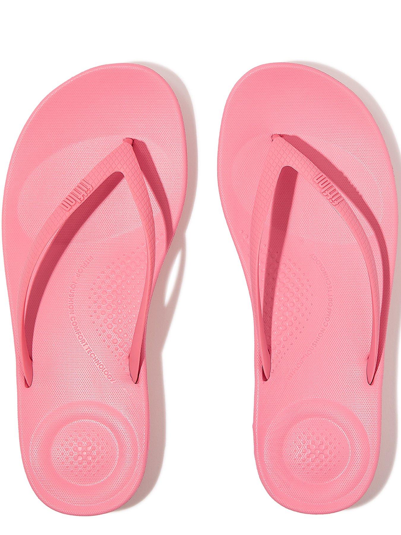 Image 3 of 5 of FitFlop Iqushion Ergonomic Flip-flops - Pink Perfect