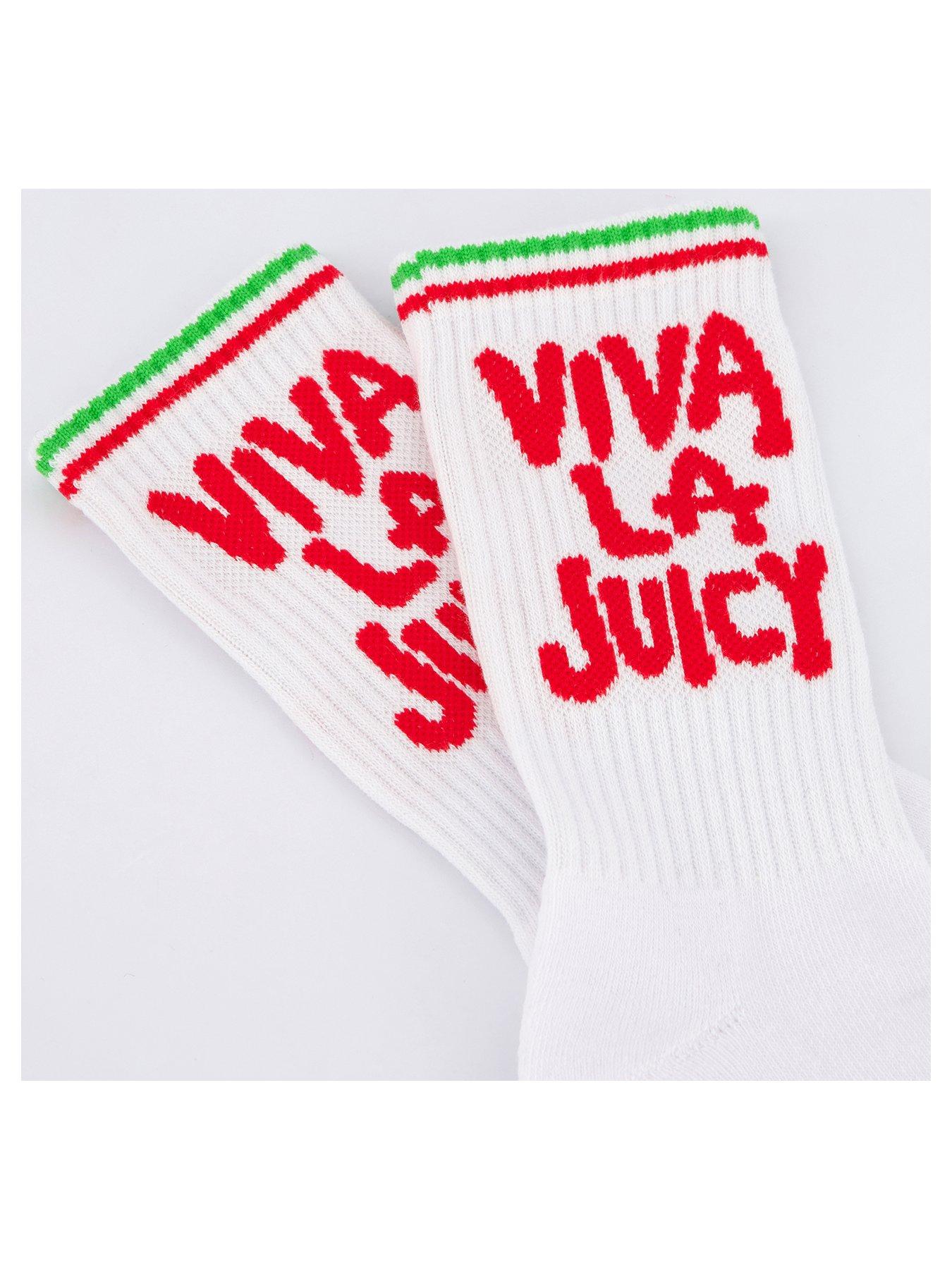juicy-couture-ribbed-viva-la-logo-ankle-socks-white