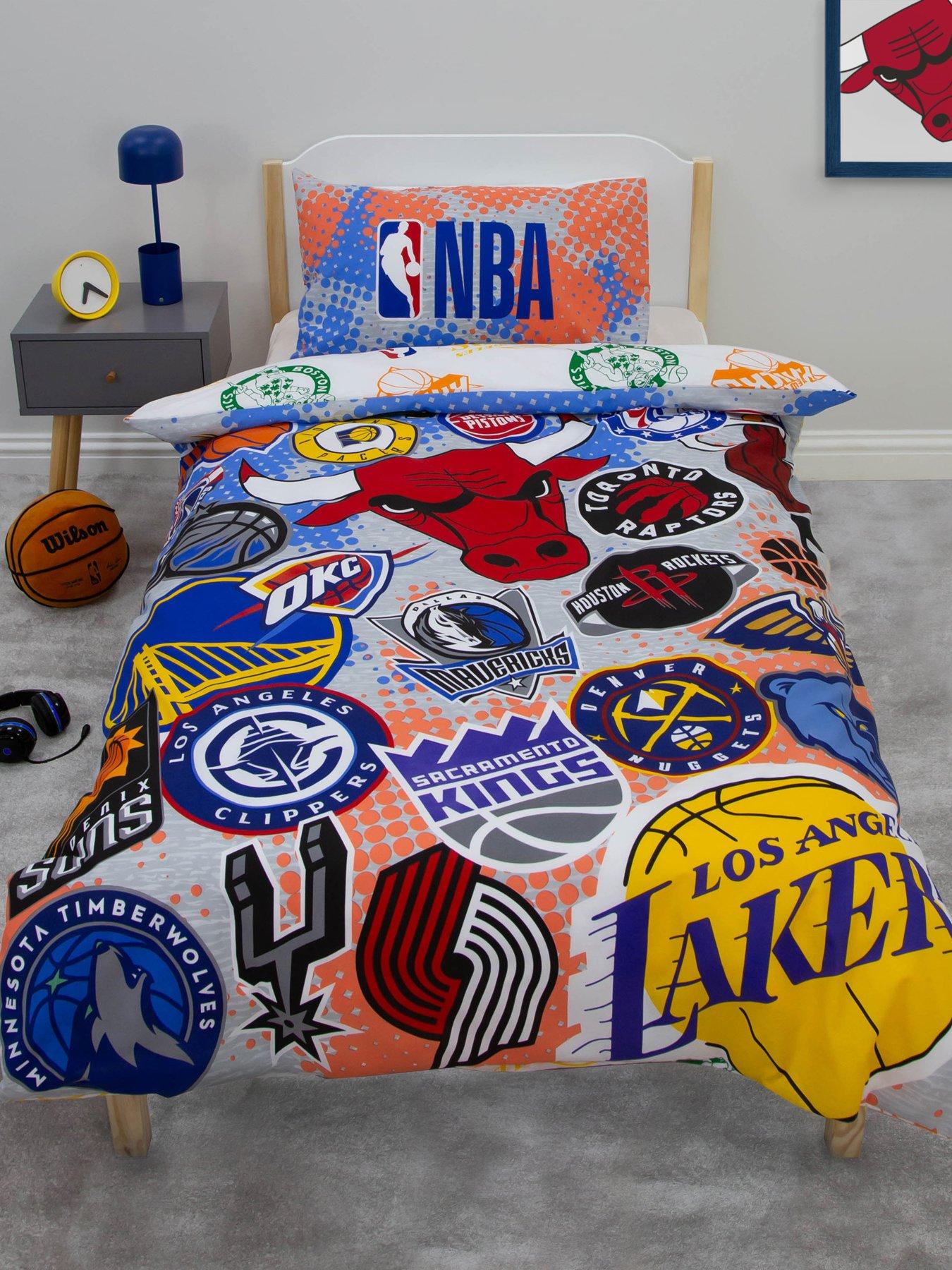 Image 1 of 8 of NBA Divide Single Duvet Cover Set