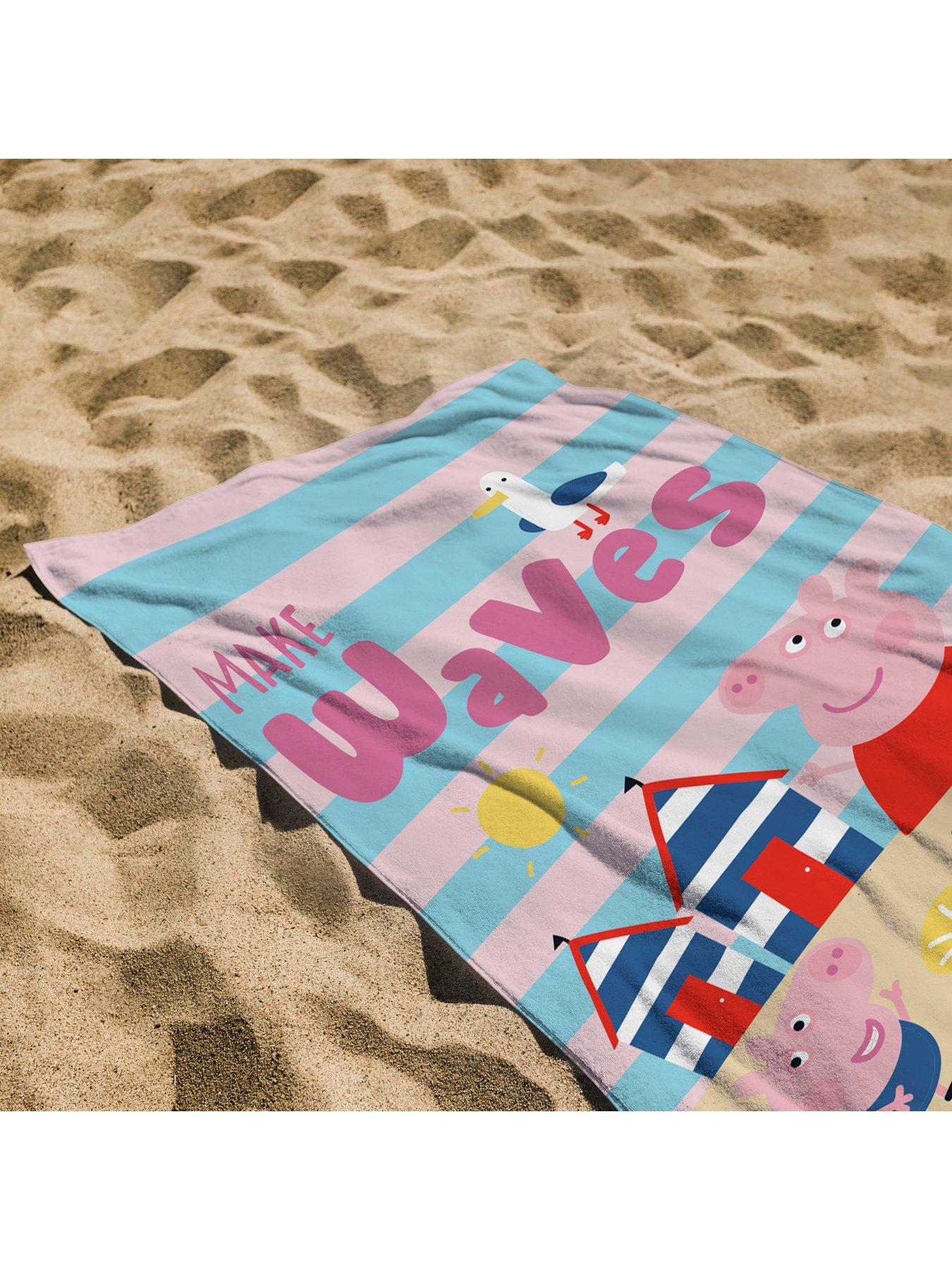 Image 3 of 7 of Peppa Pig Peppa Pig Waves 100% Cotton Towel