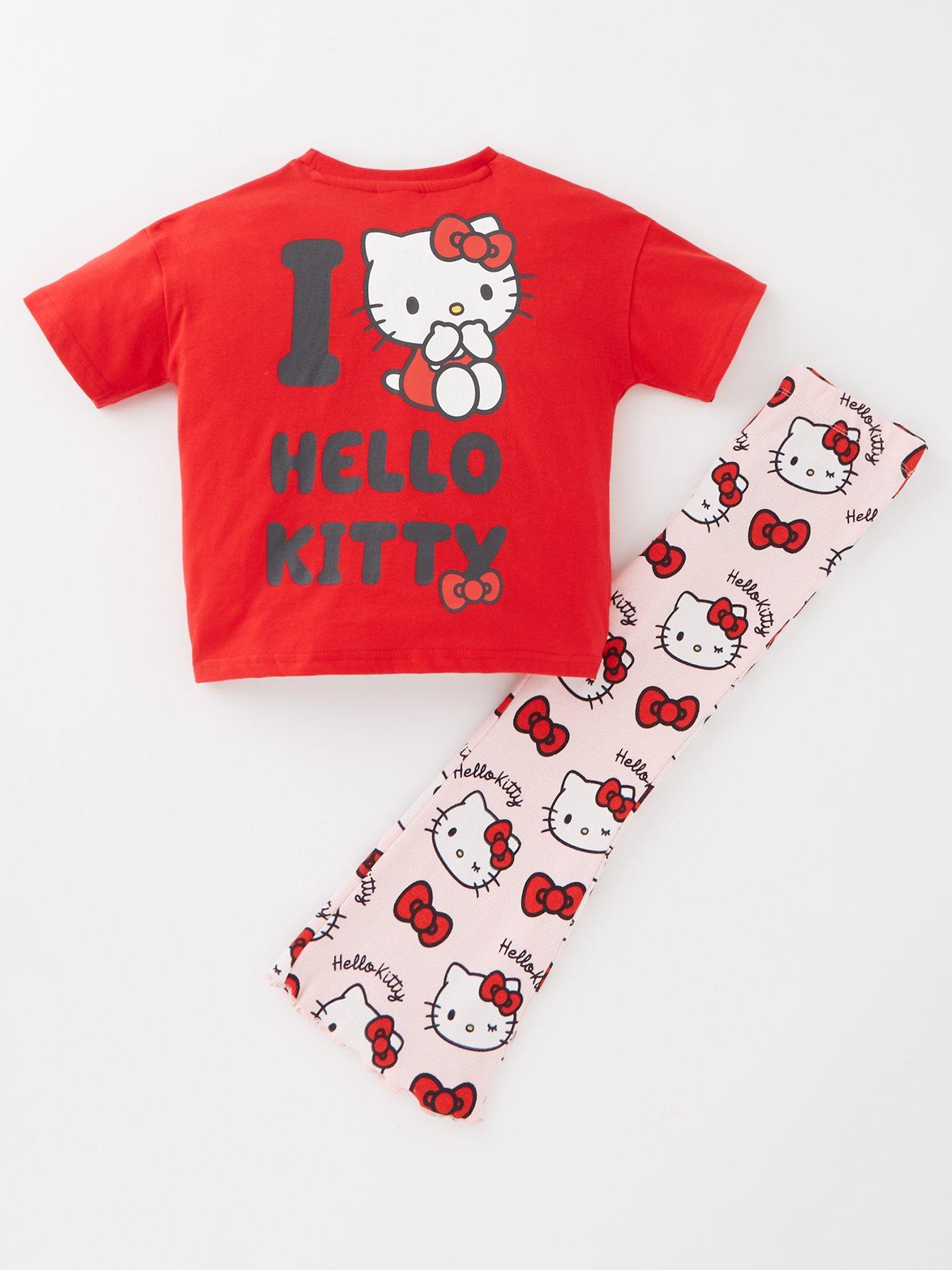 Image 2 of 4 of Hello Kitty Hello Kitty Rib Legging And T-Shirt - Red