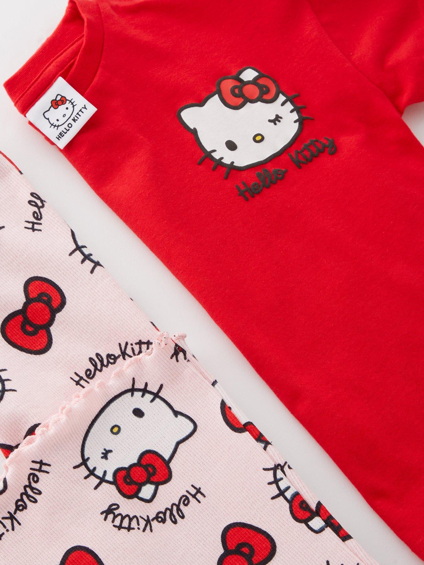 Image 3 of 4 of Hello Kitty Hello Kitty Rib Legging And T-Shirt - Red