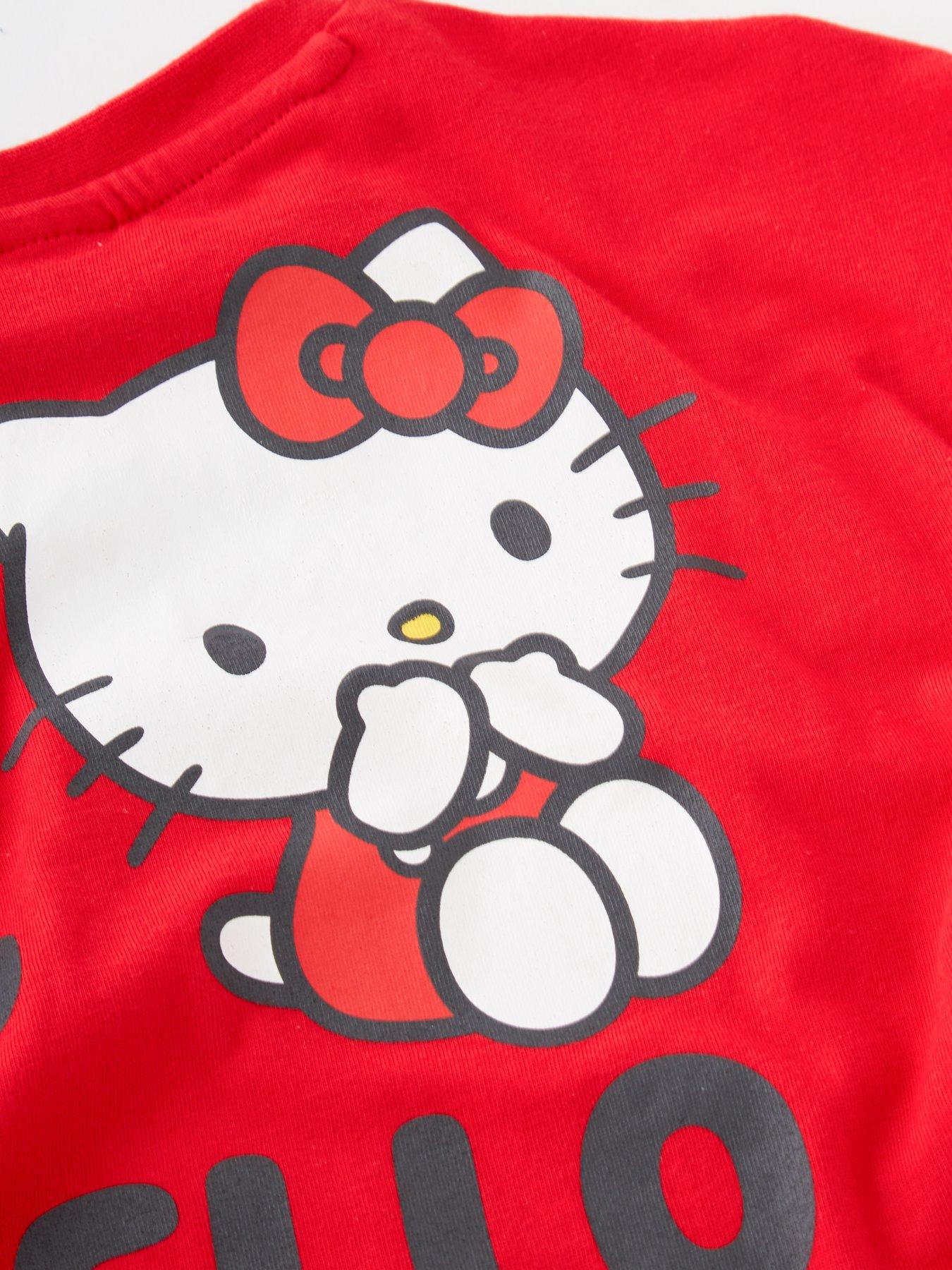 Image 4 of 4 of Hello Kitty Hello Kitty Rib Legging And T-Shirt - Red