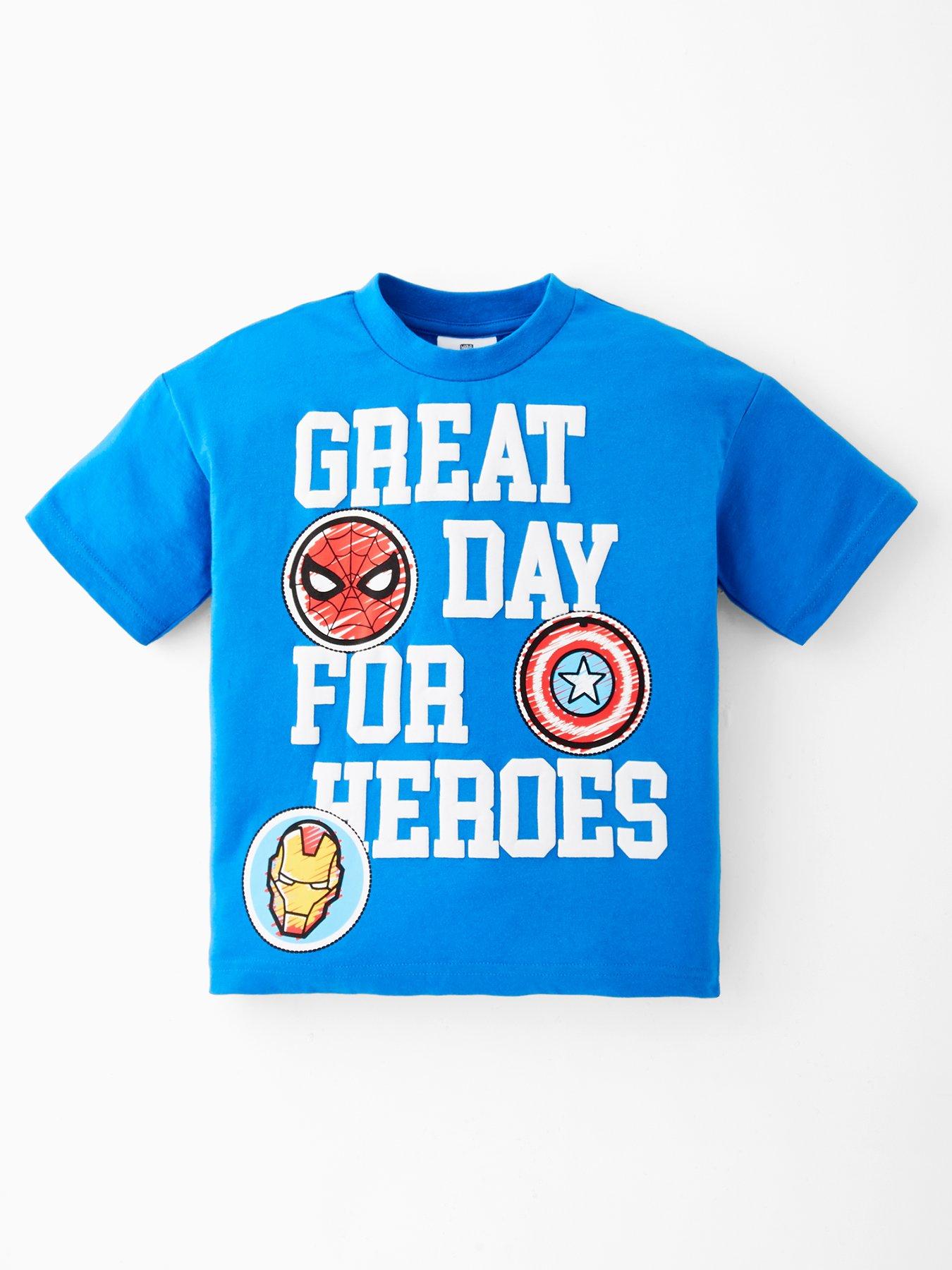 Image 1 of 4 of Marvel Marvel Heroes&nbsp;T-Shirt - Blue