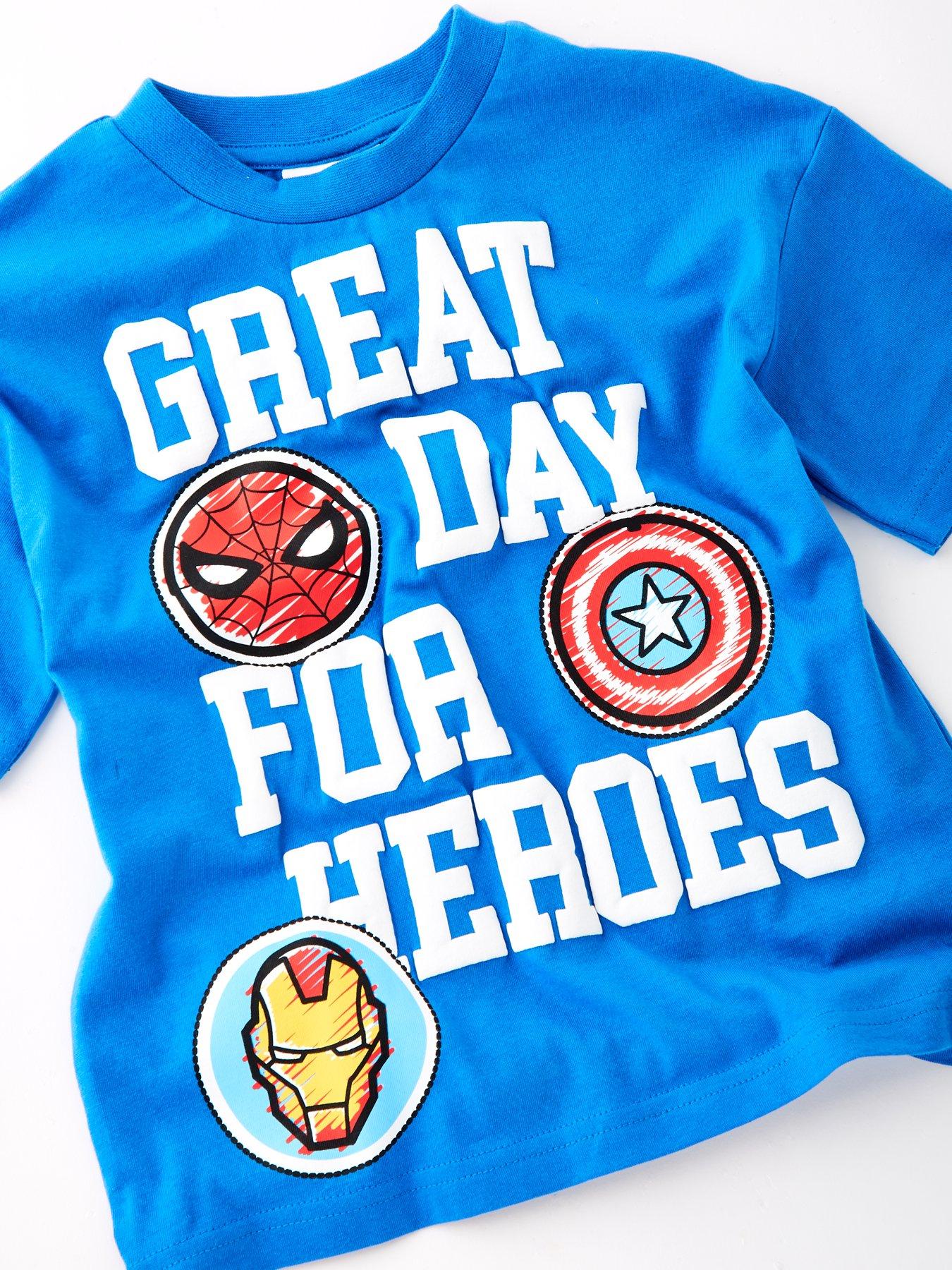 Image 3 of 4 of Marvel Marvel Heroes&nbsp;T-Shirt - Blue