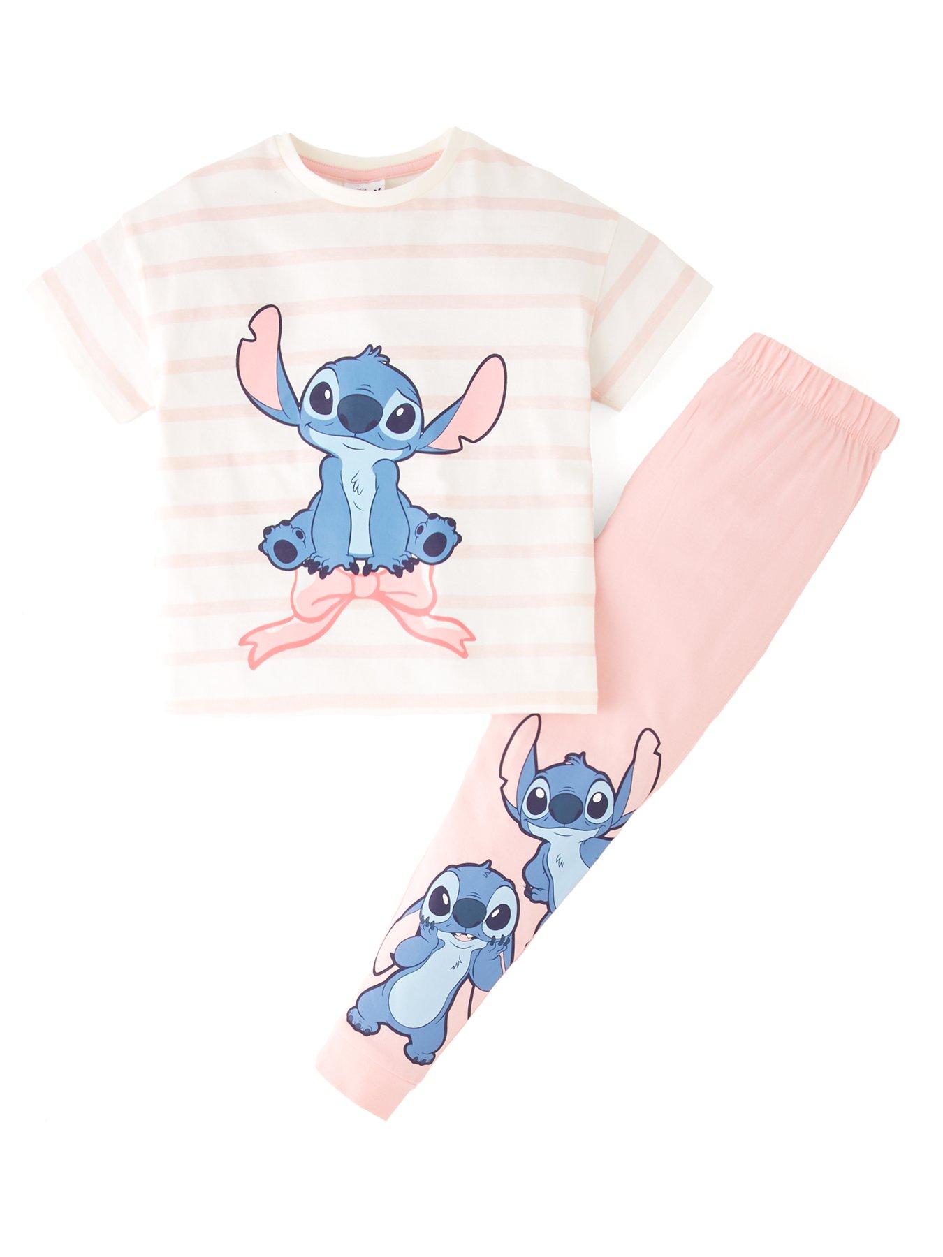 disney-lilo-stitch-disney-lilo-amp-stitch-short-sleeve-bow-pyjamas-pink