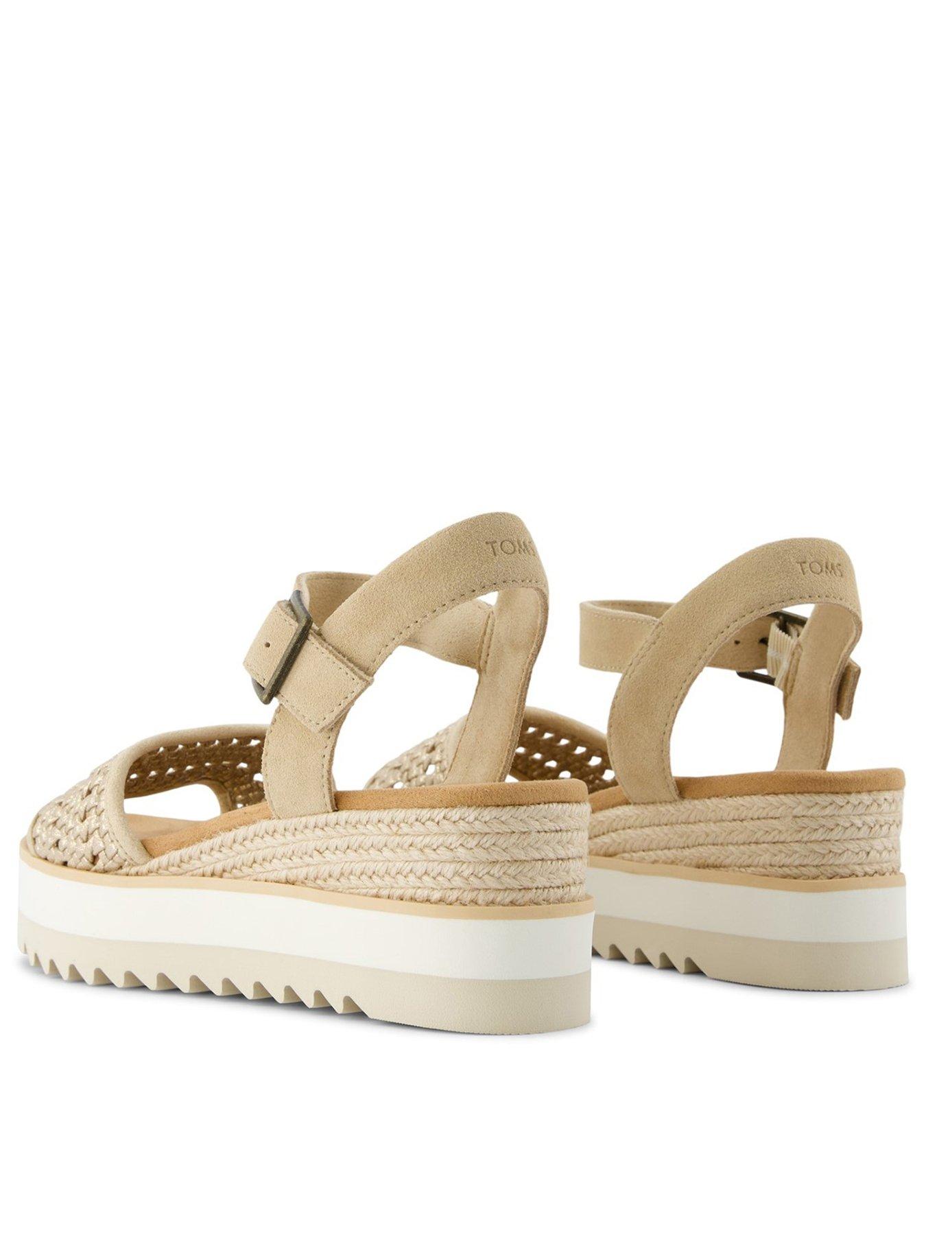 Image 3 of 5 of TOMS Diana Wedge Sandal - Beige