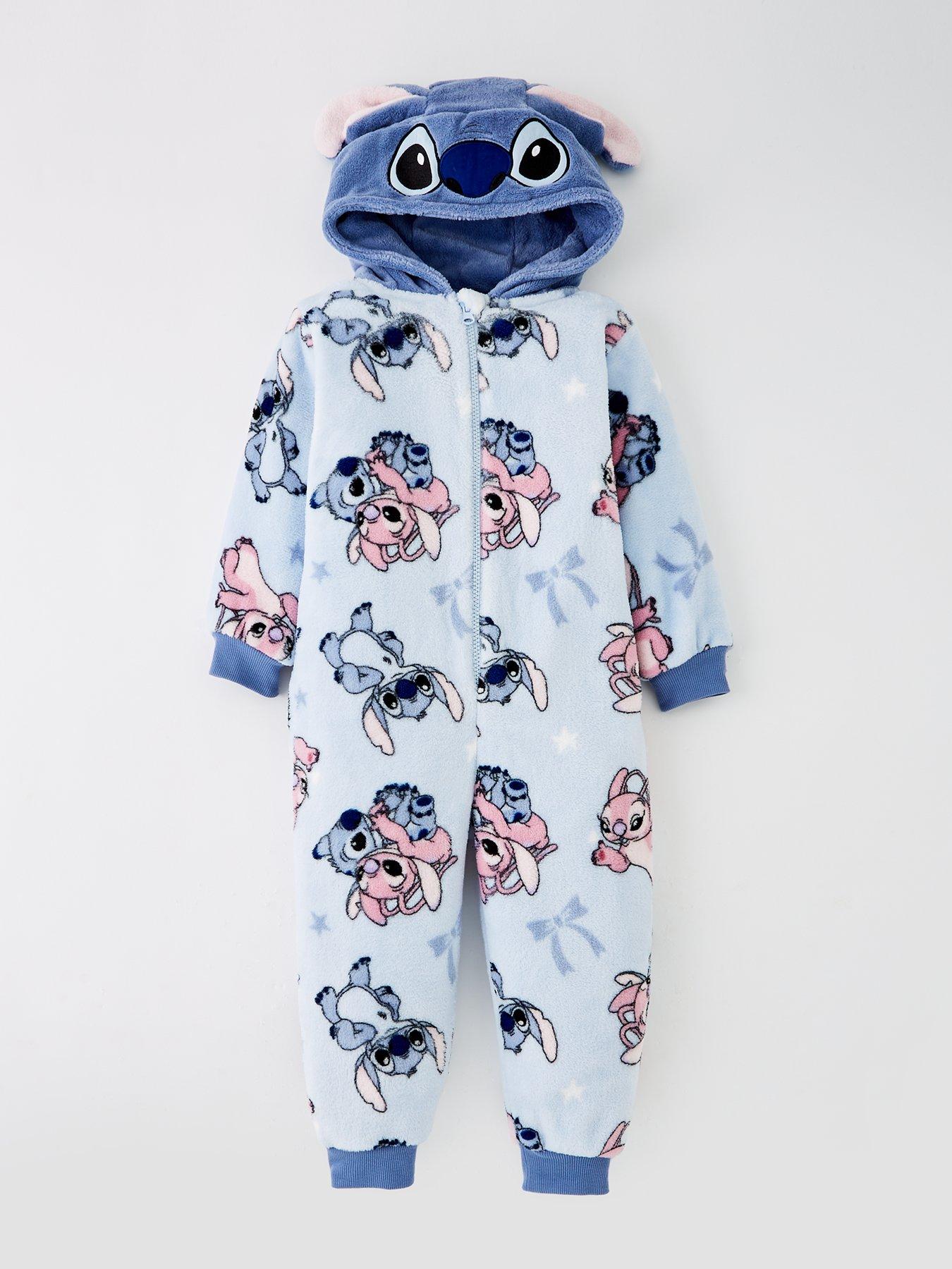 disney-lilo-stitch-disney-lilo-amp-stitchnbspangel-fleece-all-in-one-bluefront