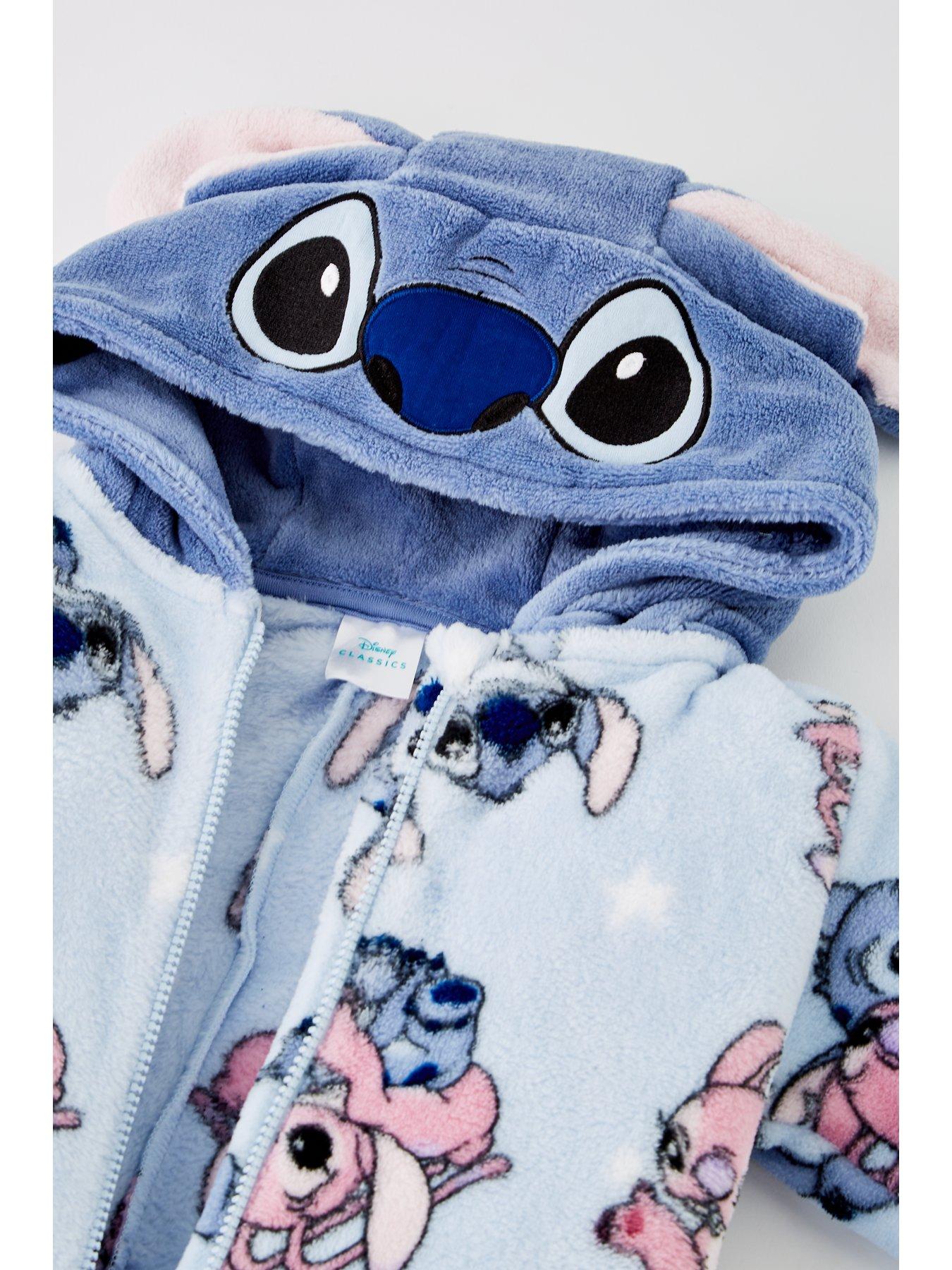 disney-lilo-stitch-disney-lilo-amp-stitchnbspangel-fleece-all-in-one-blueoutfit
