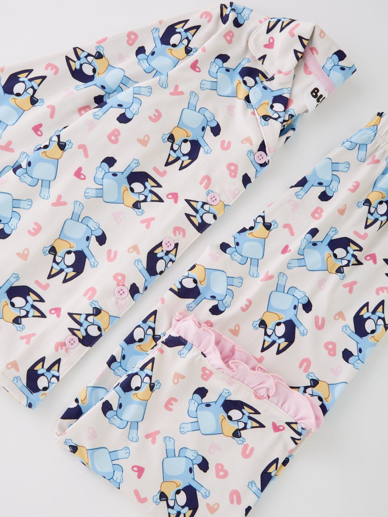 Image 4 of 4 of Bluey Bluey Button Down Pyjamas - Pink