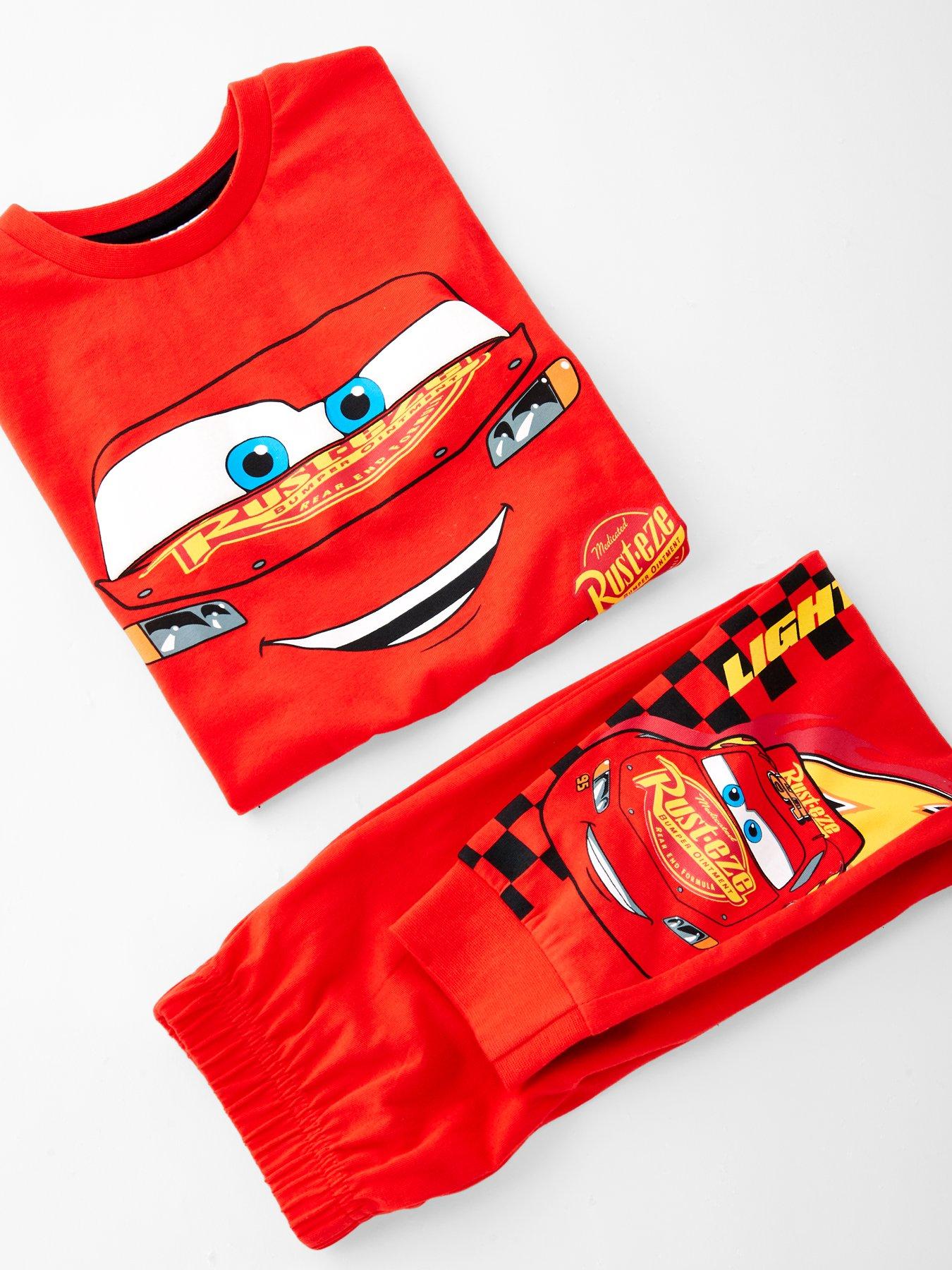 Image 4 of 4 of Disney Cars Disney Cars Lightening Mcqueen&nbsp;Short Sleeve Pyjama Set - Red