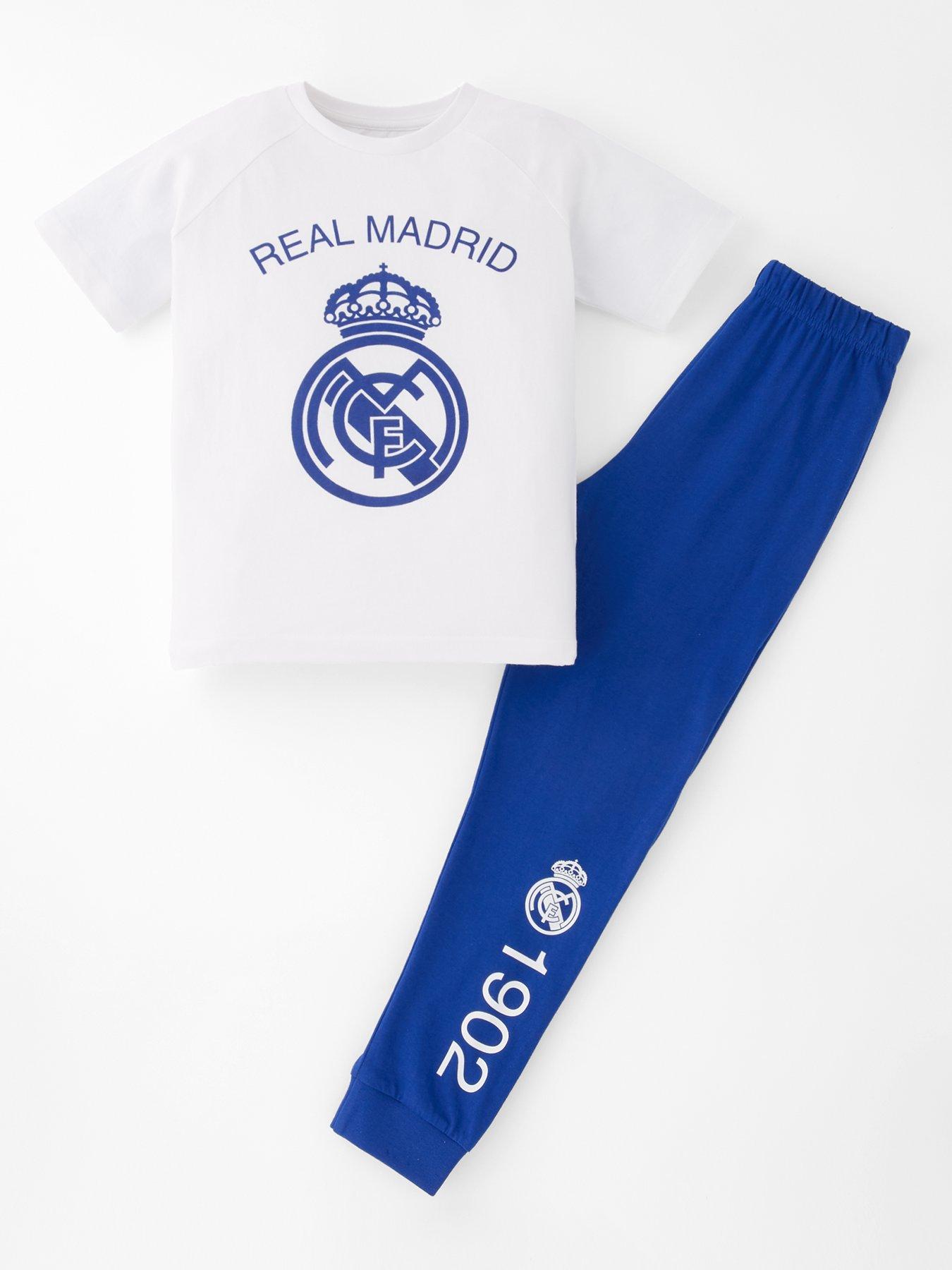 CF Real Madrid CF Real Madrid Short Sleeve Pyjamas - White/Blue