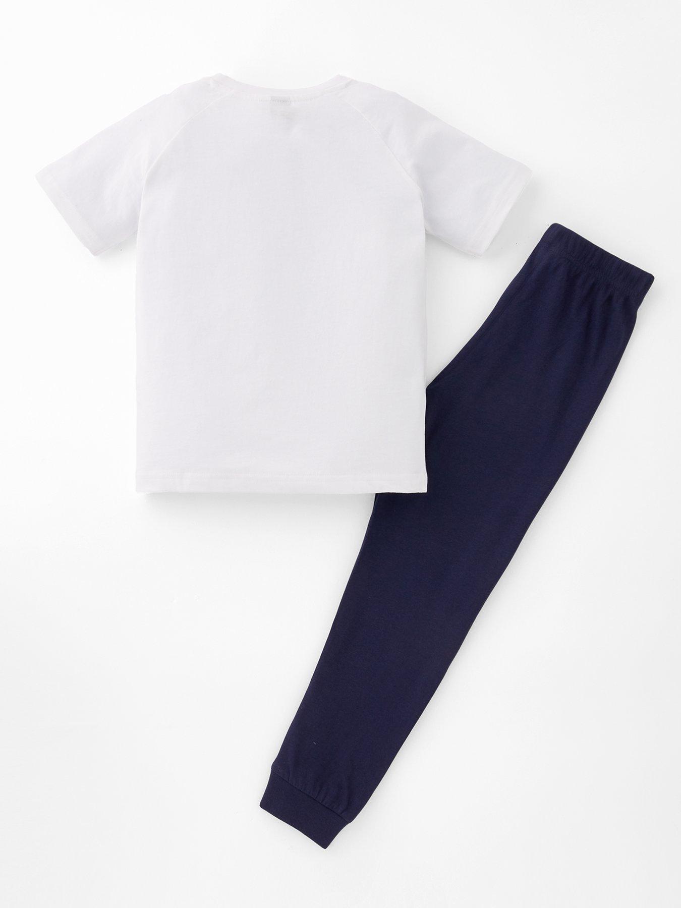 Image 2 of 5 of Tottenham Hotspur FC Tottenham&nbsp;Hotspurs Football Short Sleeve Pyjamas - White/Blue