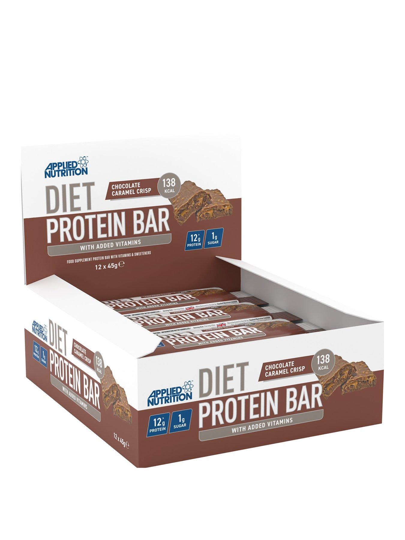 Applied Nutrition Diet Protein Bar - Caramel Crispy (12 x 45g Bars)