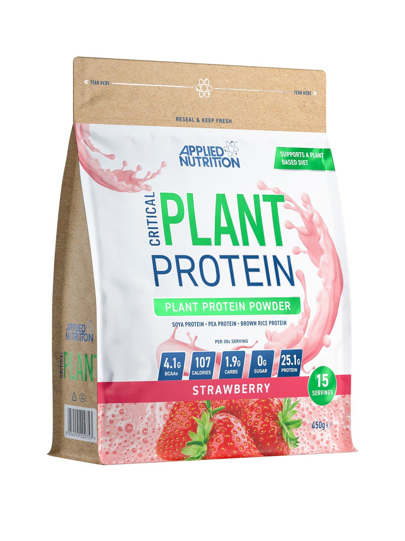 Applied Nutrition Critical Plant Protein 450g - 15 Servings - Strawberry Flavour