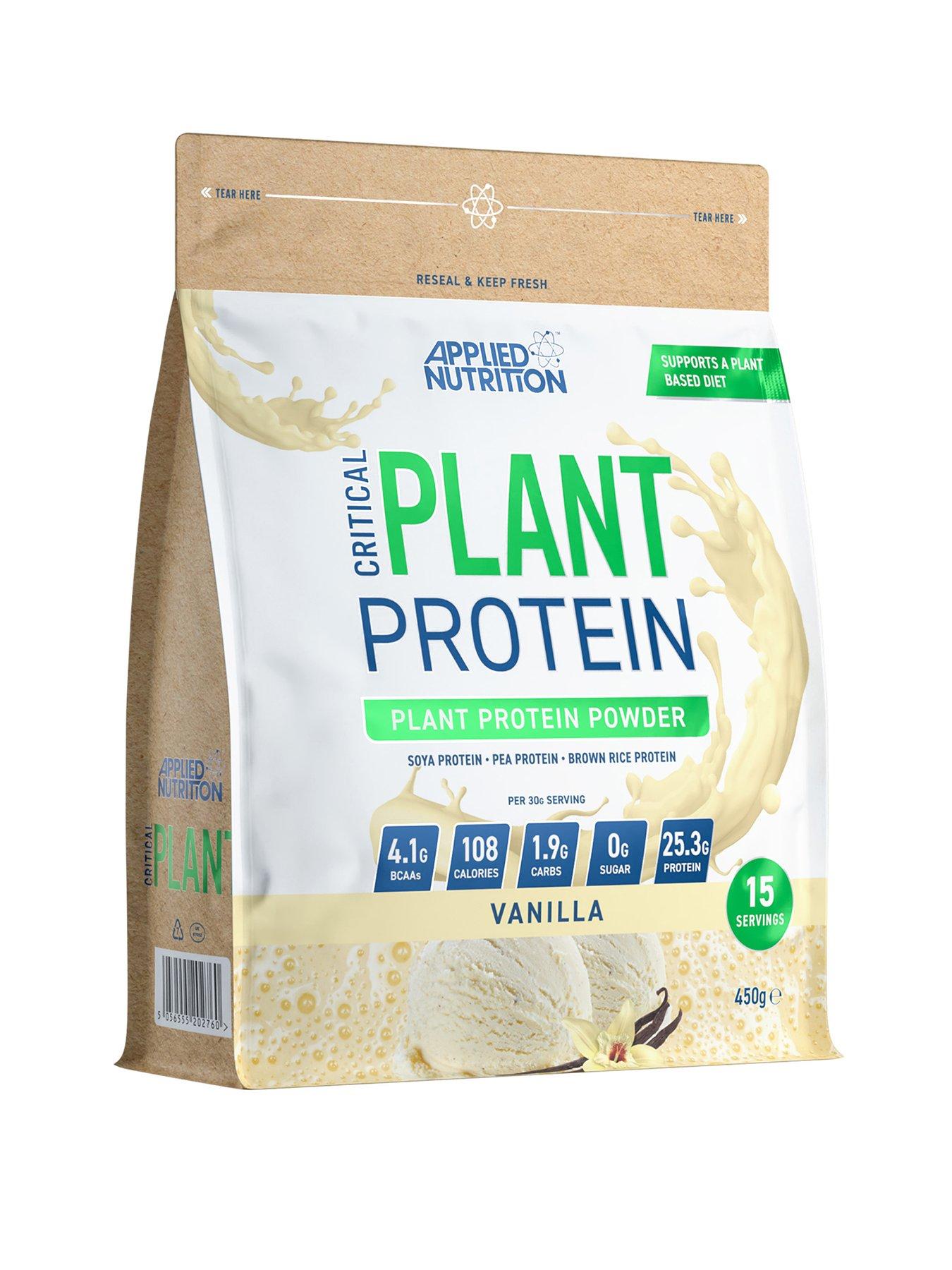 Applied Nutrition Critical Plant Protein 450g - 15 Servings - Vanilla Flavour