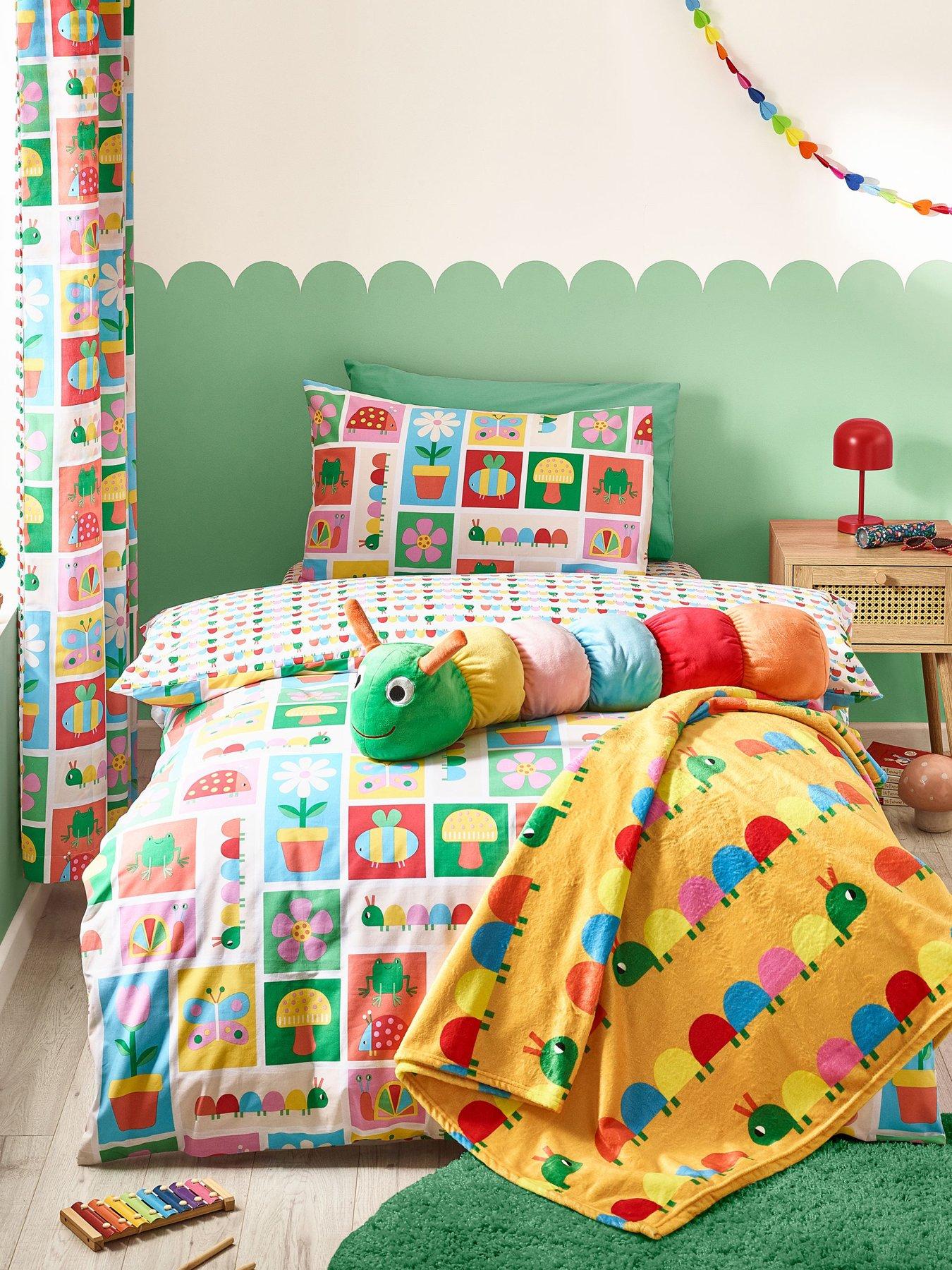 Image 1 of 5 of Catherine Lansfield Curious Caterpillar Duvet Cover Set