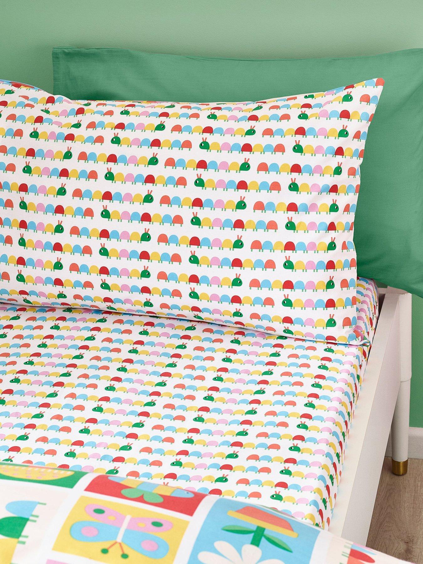 Image 1 of 3 of Catherine Lansfield Curious Caterpillar Fitted Sheet
