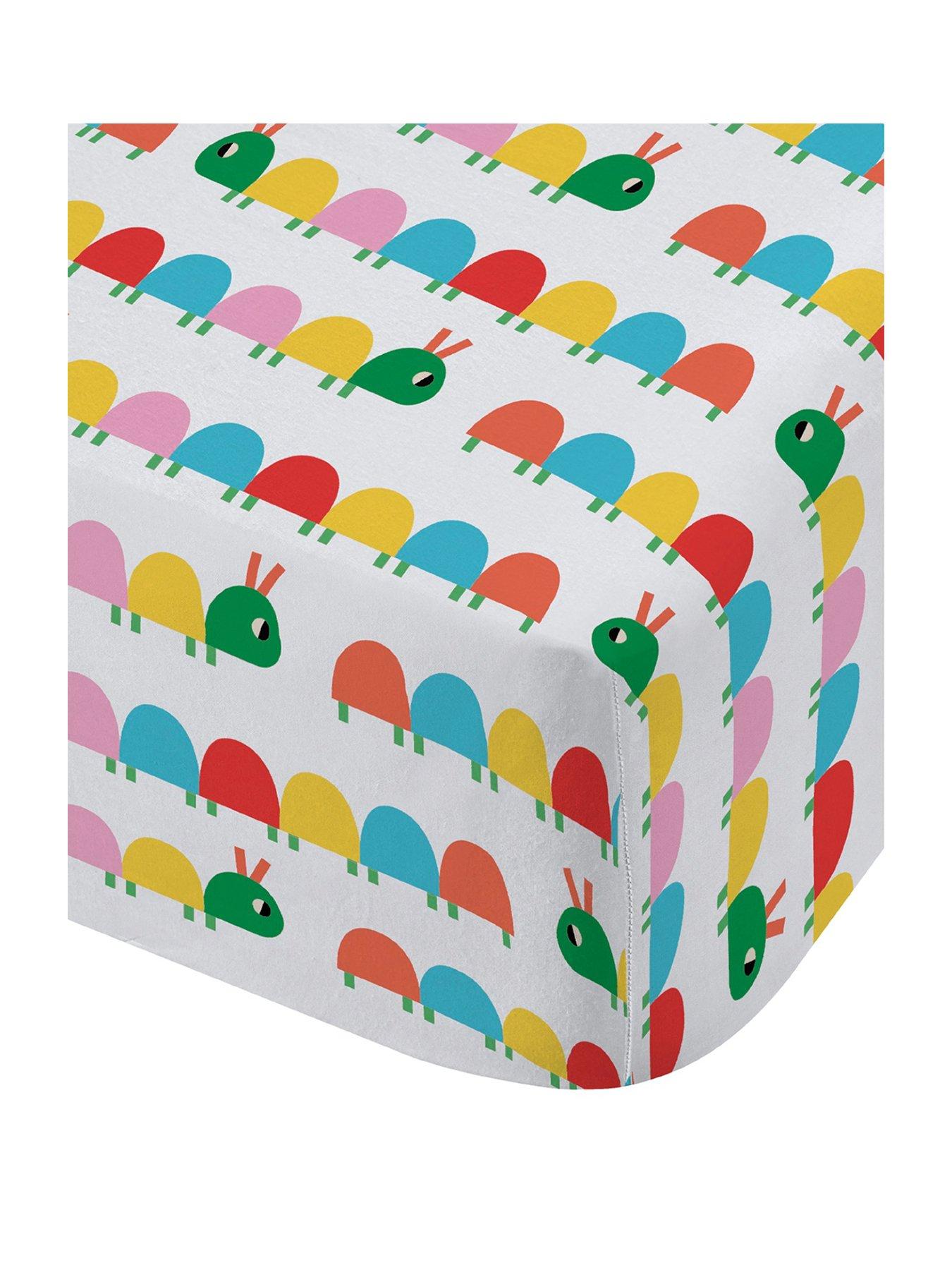 Image 2 of 3 of Catherine Lansfield Curious Caterpillar Fitted Sheet