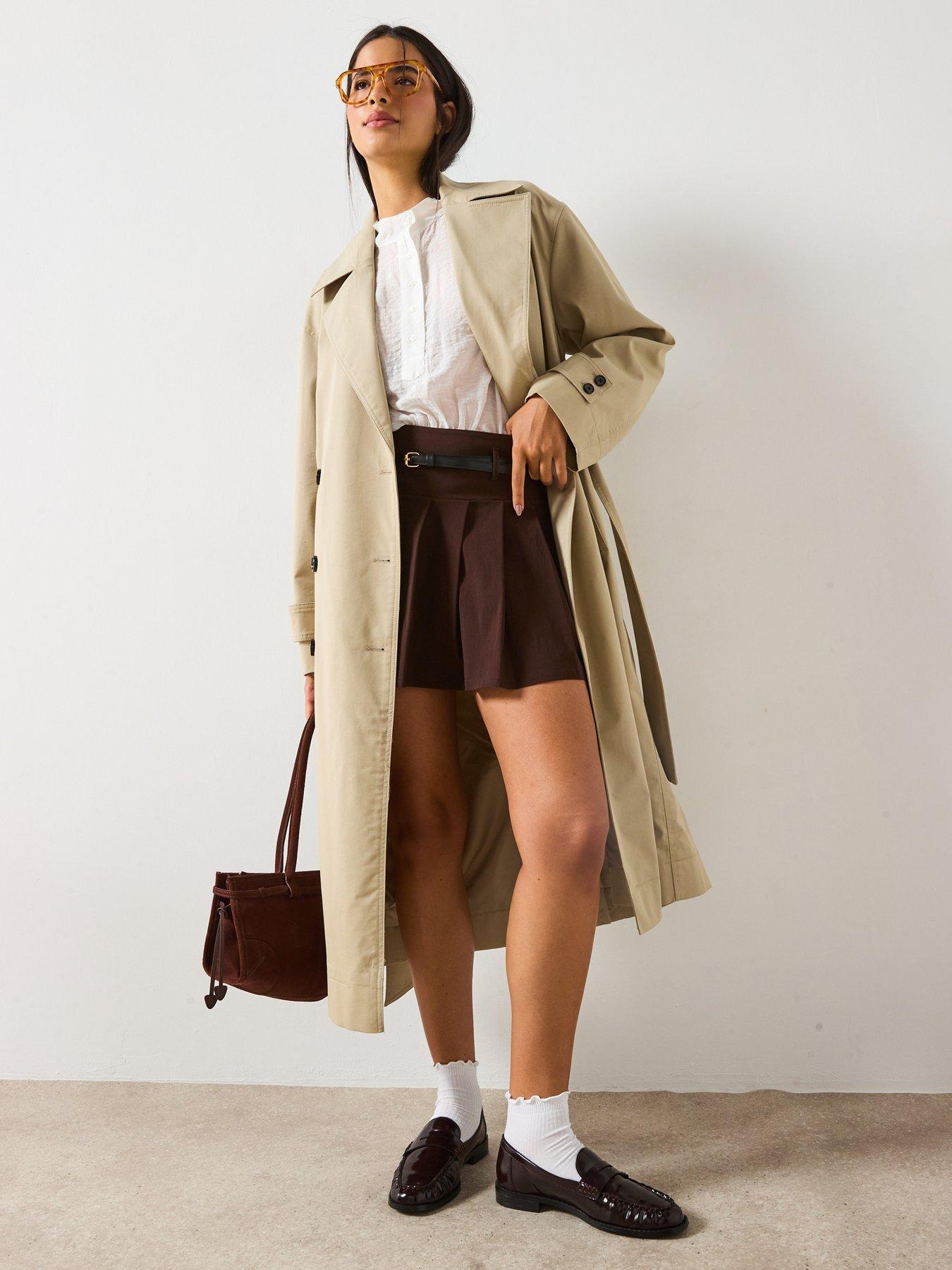 Image 3 of 6 of V by Very Button Shift Blouse - Ivory