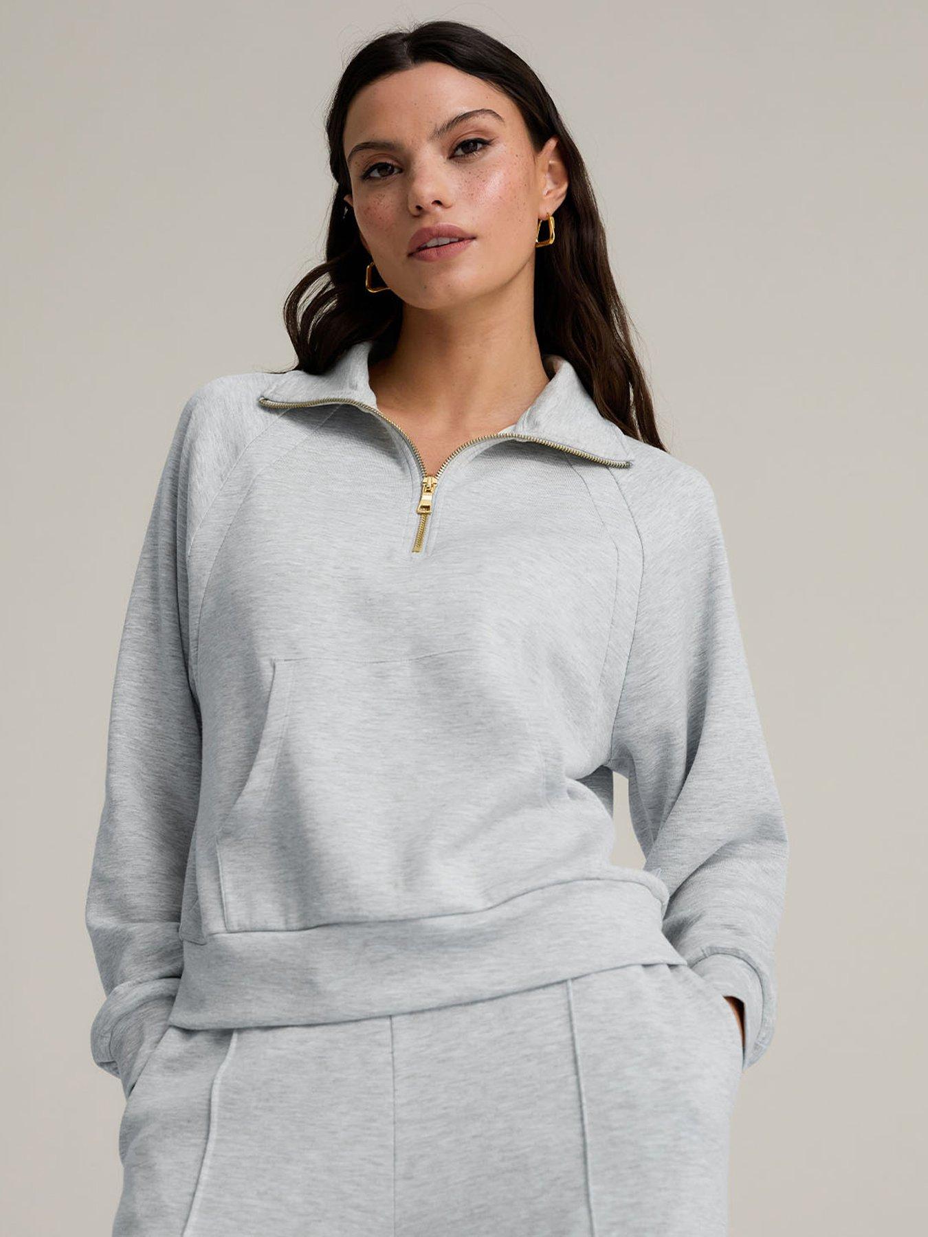 chelsea-peers-luxecomfort-scuba-half-zip-sweatshirt-grey-marl