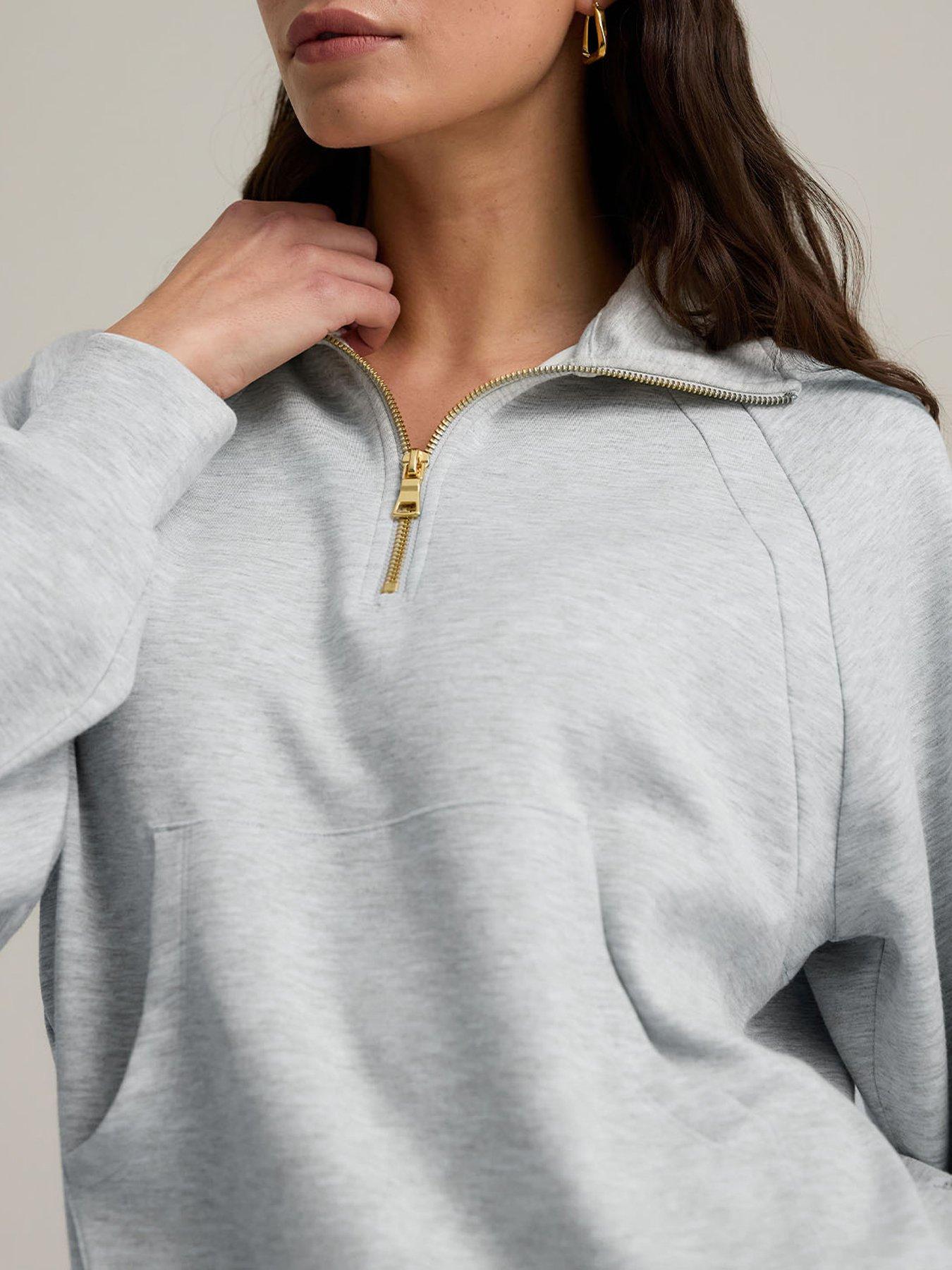 chelsea-peers-luxecomfort-scuba-half-zip-sweatshirt-grey-marldetail