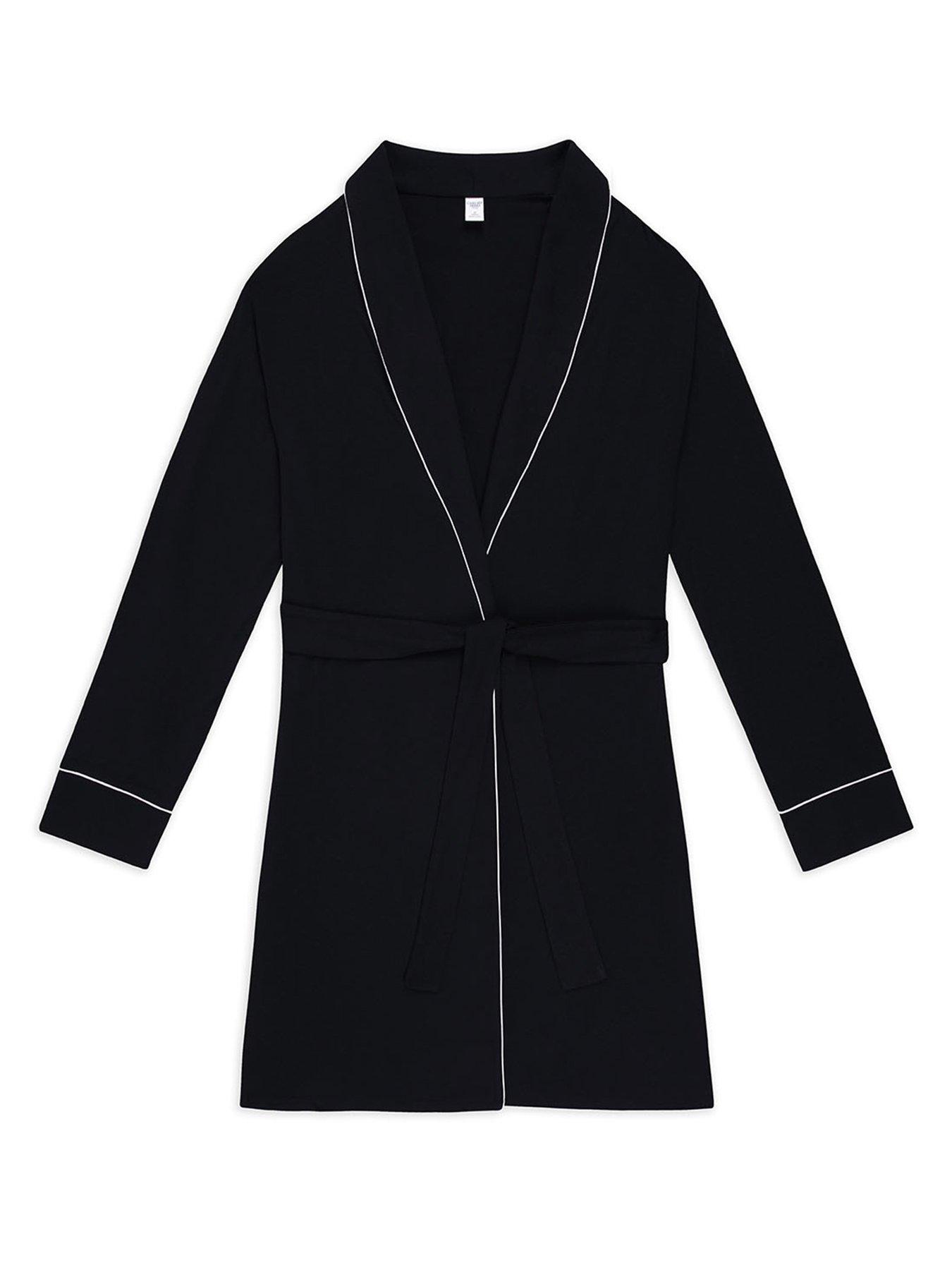CHELSEA PEERS Modal Robe - Black