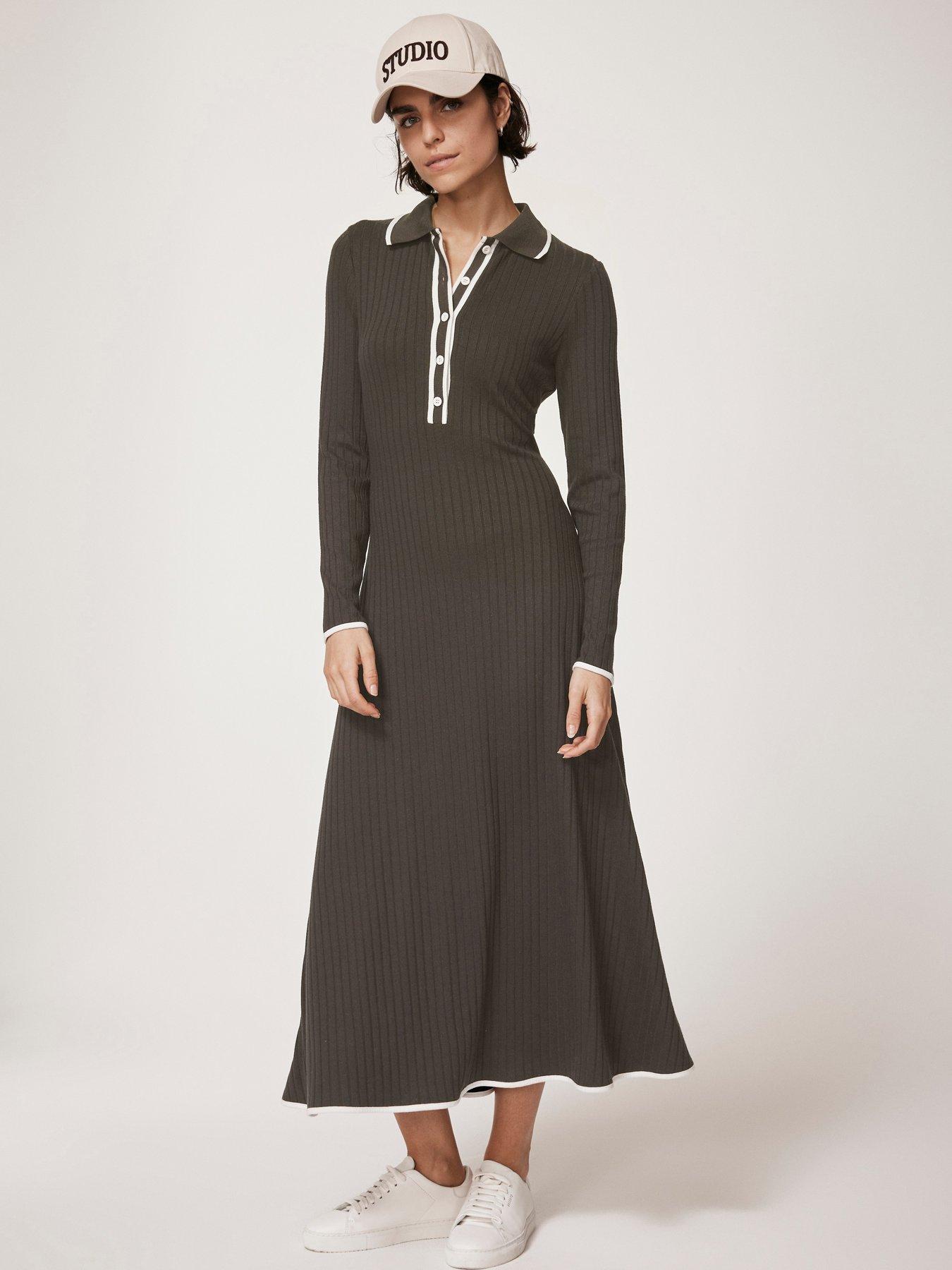 club monaco easy midi tiered dress Women's Twist Dress, White/Blanc, 0 : Clothing, Shoes & Jewelry 74572CD Color:Ivory+Lining back silhouette. Ombré knit maxi dress