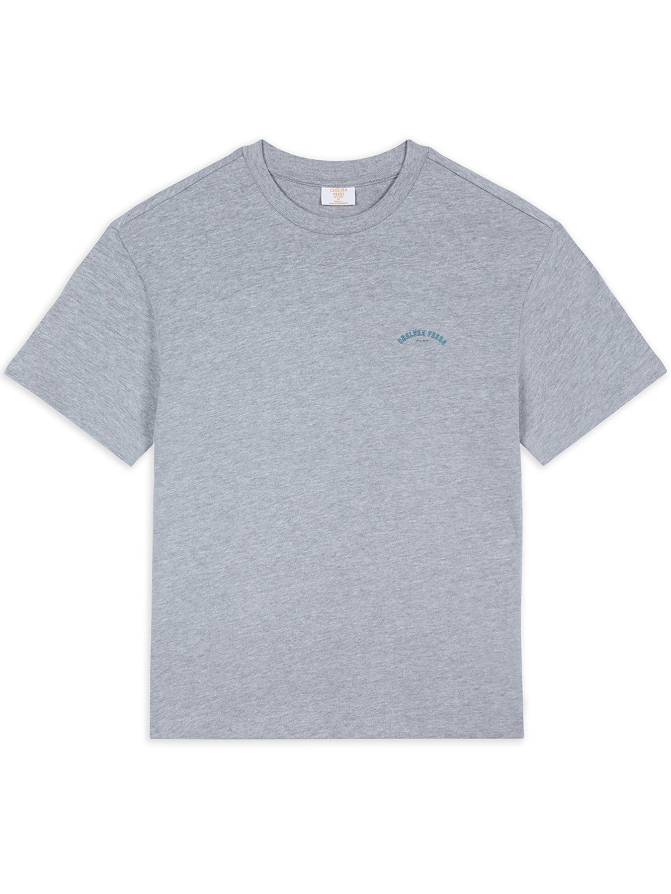 Image 1 of 2 of CHELSEA PEERS Oversized T-Shirt - Grey