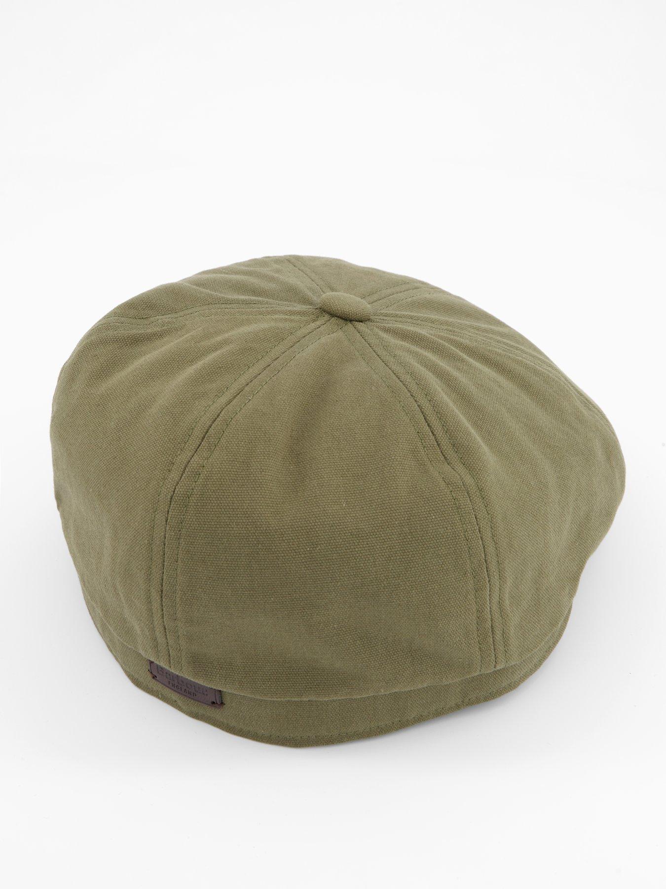 Image 4 of 4 of Barbour Barbour Fawdon Bakerboy Flat Cap- Khaki