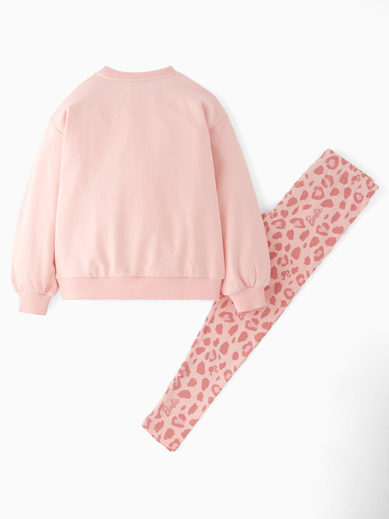 barbie-barbie-sweatshirt-and-leopard-legging-set-pinkback
