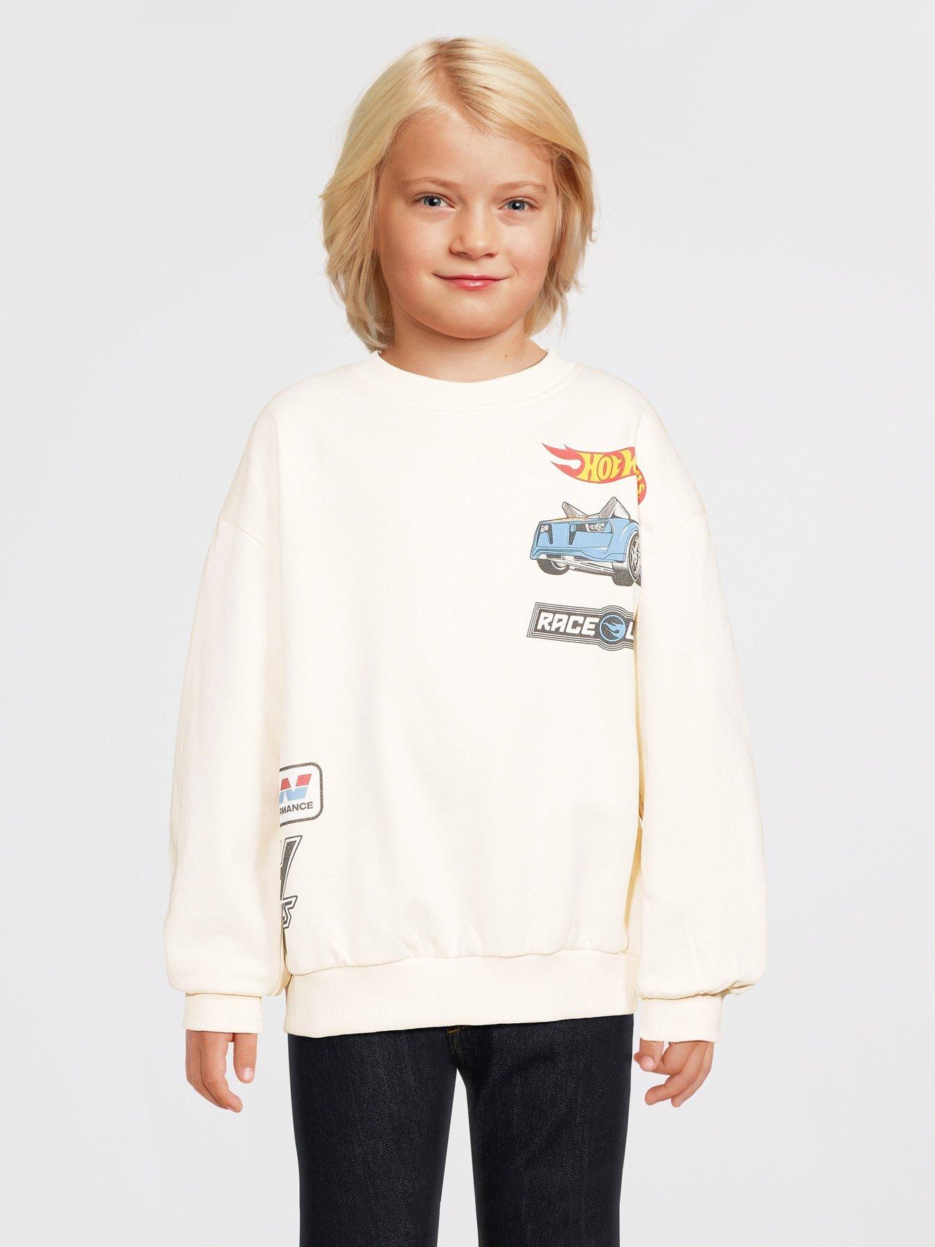 Hot Wheels Hot Wheels Graphic Print Sweater - Black