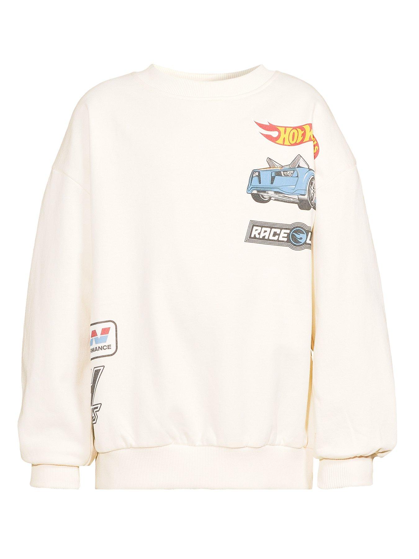 Image 5 of 5 of Hot Wheels Hot Wheels Graphic Print Sweater - Black