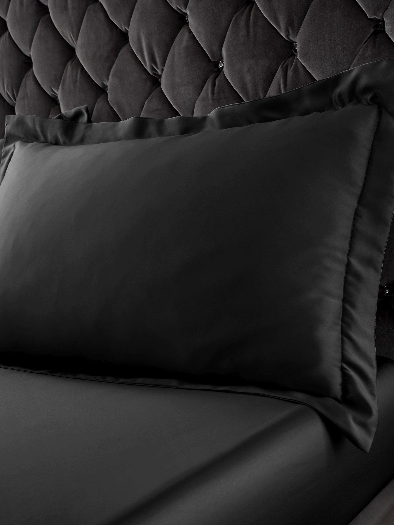 Image 1 of 2 of Catherine Lansfield <p>Silky Soft Satin Oxford Pillowcase Pair</p>