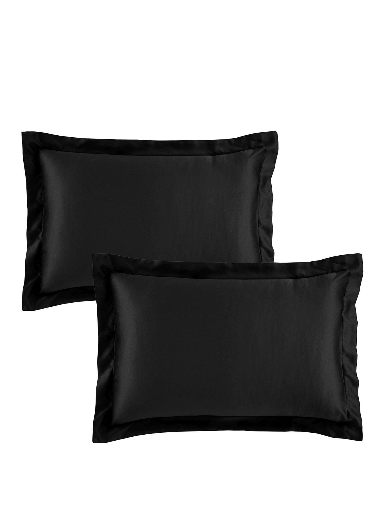 Image 2 of 2 of Catherine Lansfield <p>Silky Soft Satin Oxford Pillowcase Pair</p>